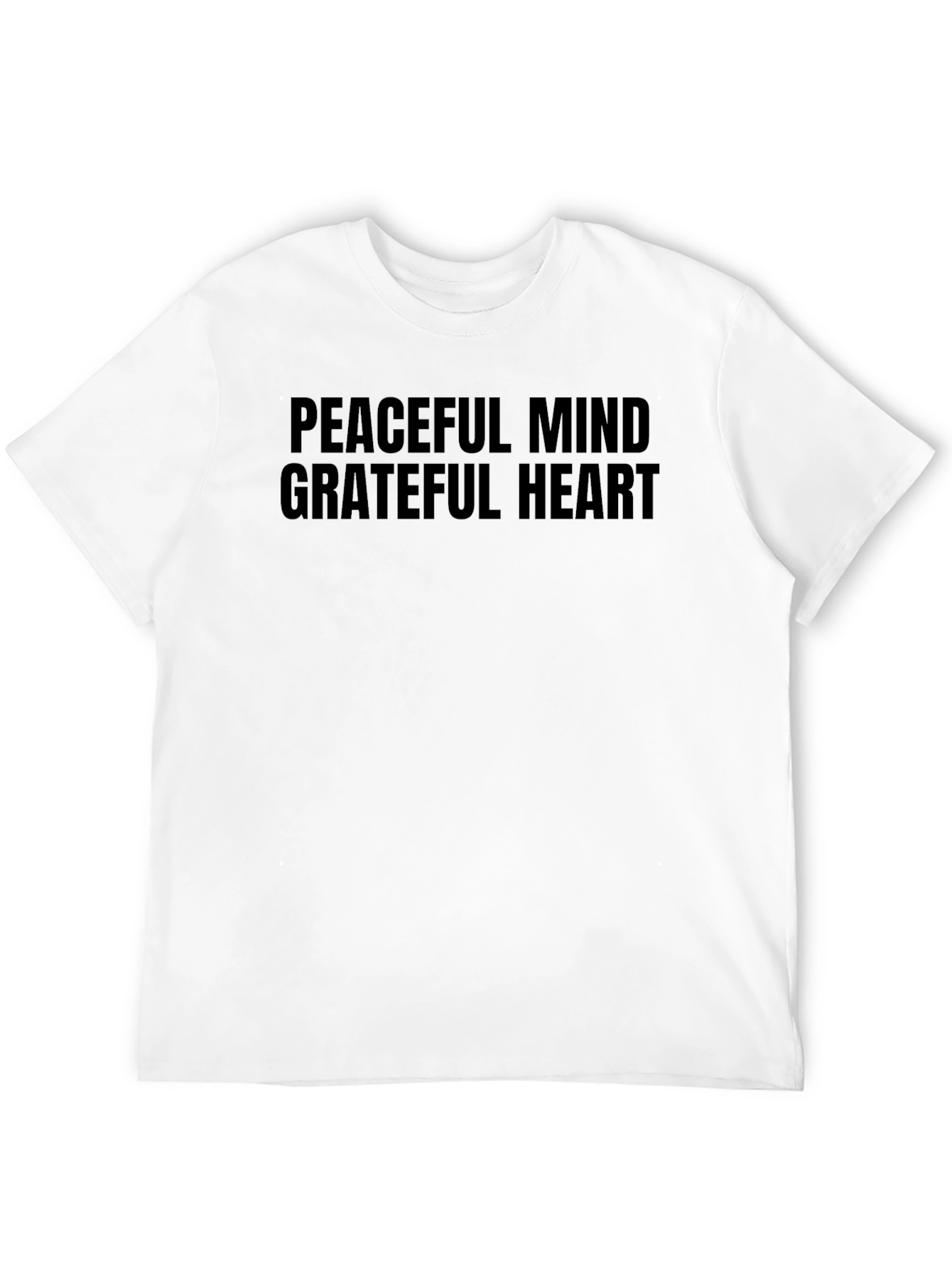 Peaceful Mind Grateful Heart Graphic Tee - 12