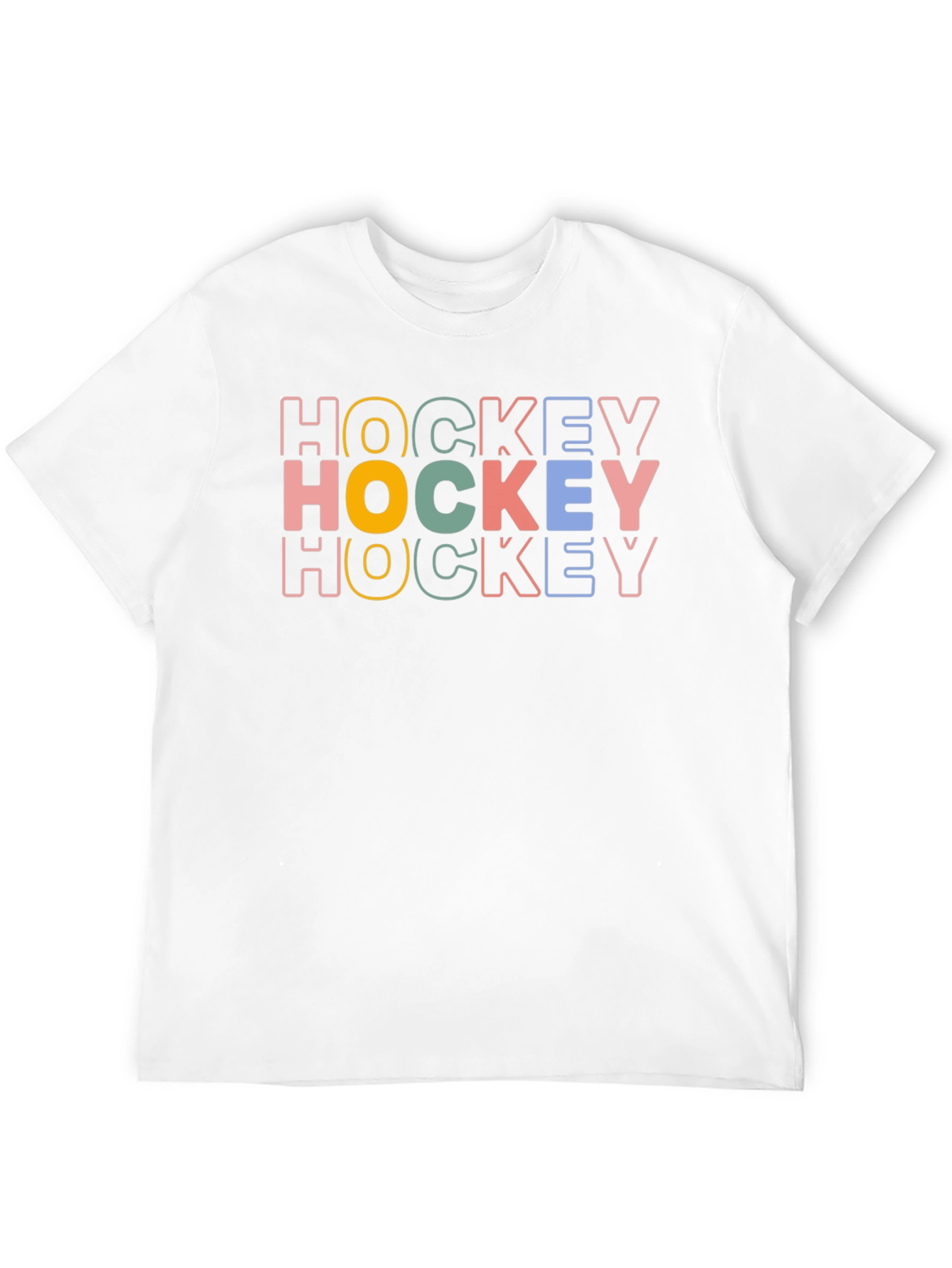 Black Retro Hockey T-Shirt - Stylish Sportswear view 12