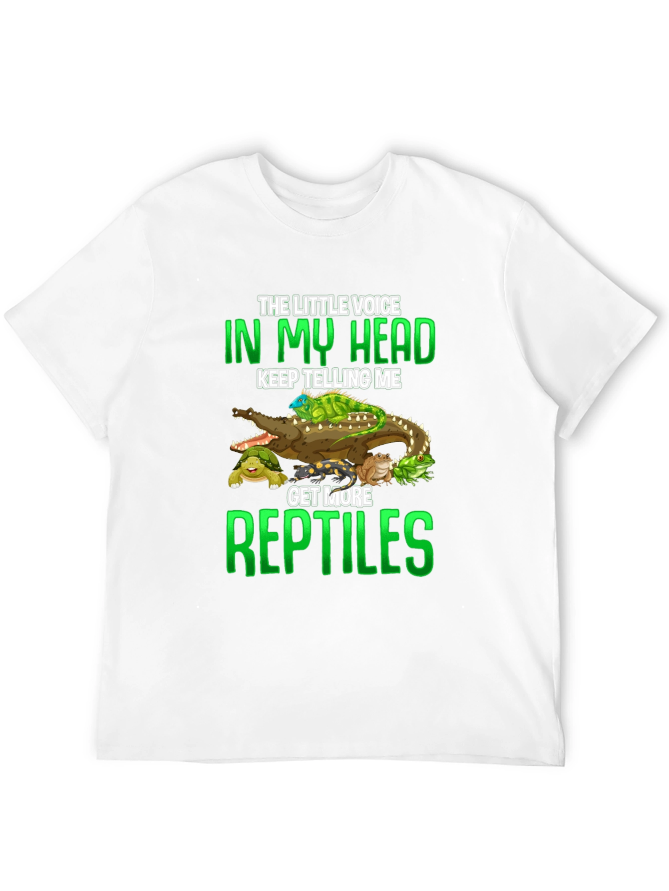 Black Reptiles T-Shirt: Little Voice in My Head view 12