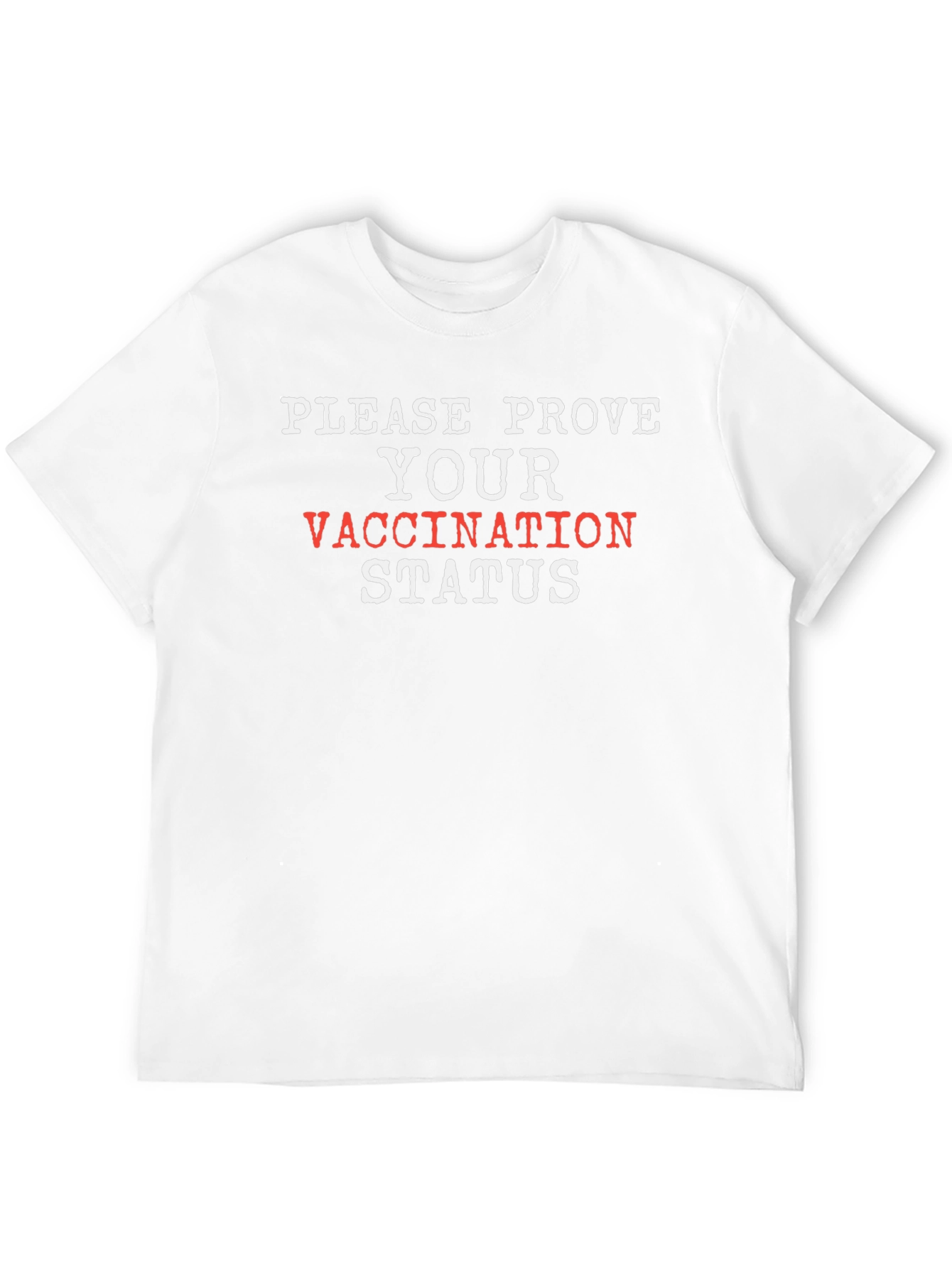 Black Prove Vaccination Status Graphic Tee view 12