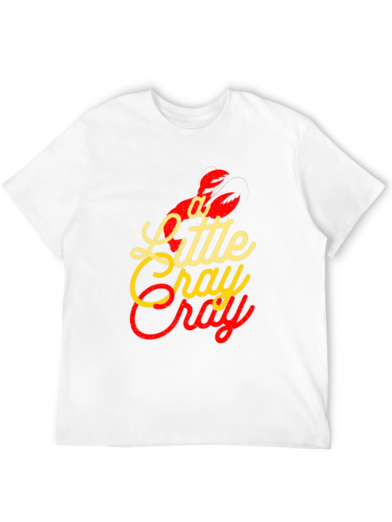 Black A Little Cray Funny Lobster Graphic T-Shirt view 12