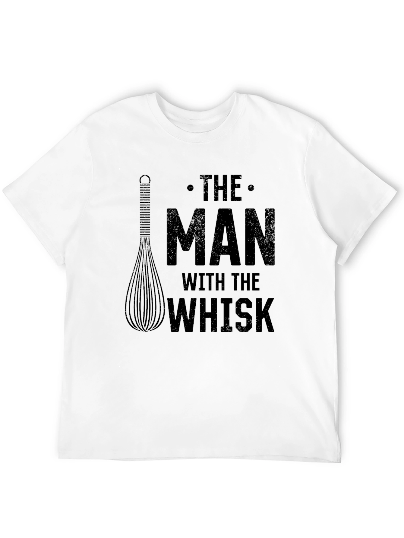 Black The Man With The Whisk Black T-Shirt view 12