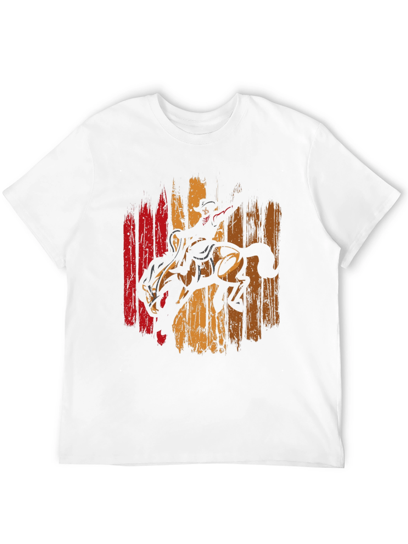 Black Rodeo Rider Graphic Tee - Vintage Style Cotton Shirt view 12