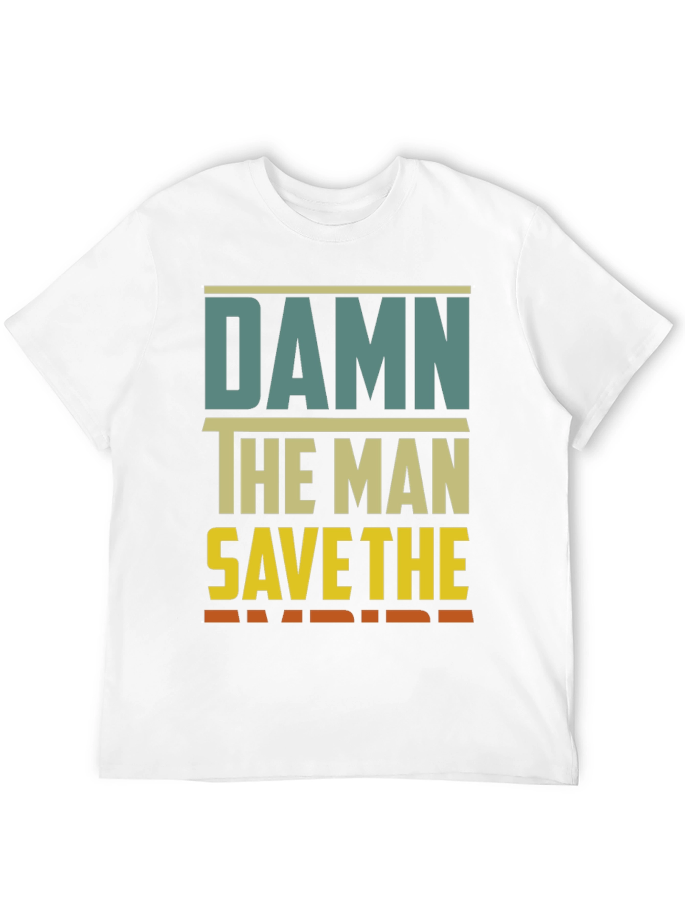 Black Damn The Man Save The Empire Graphic Tee view 12