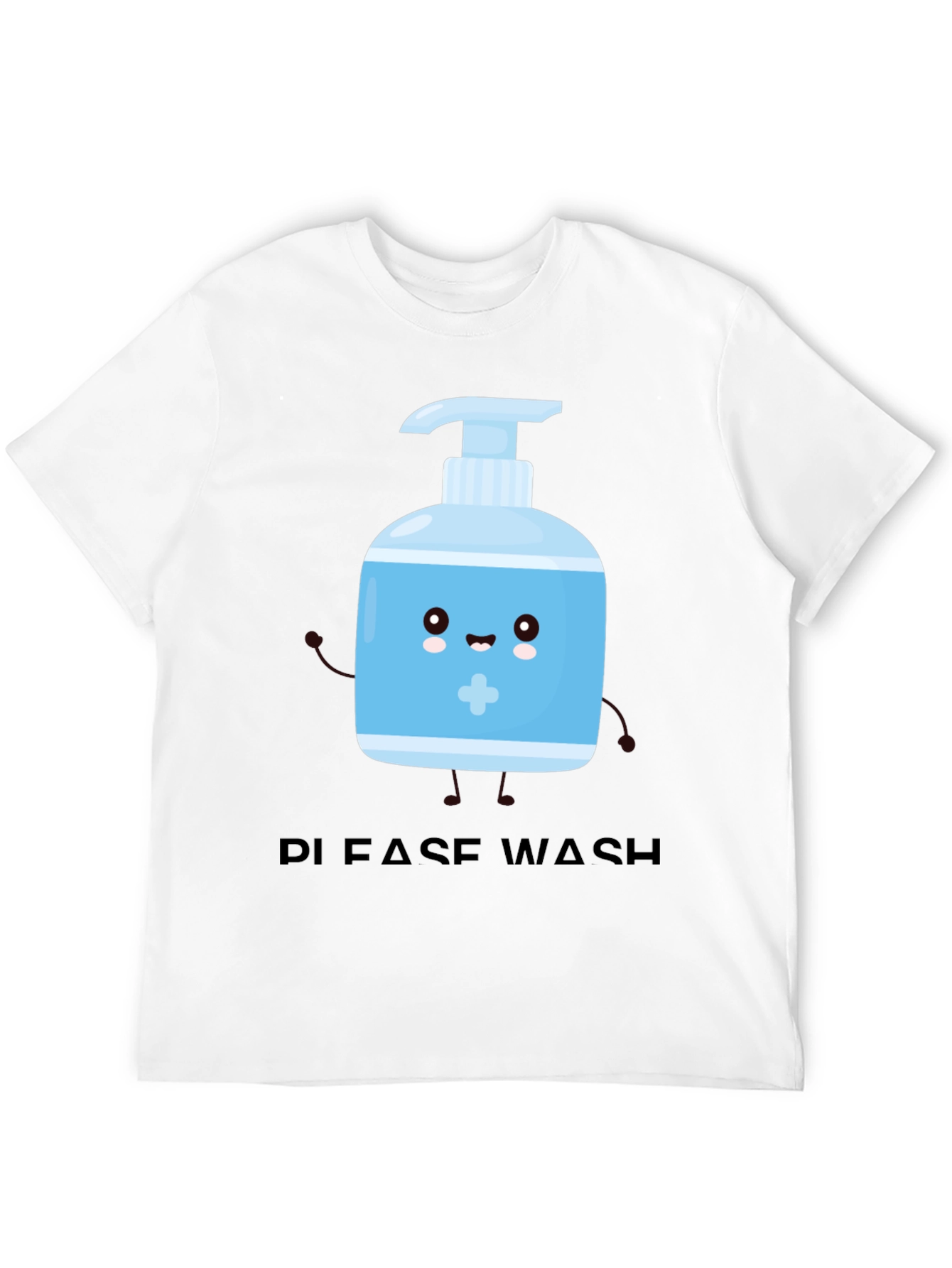 Black Wash Your Hands T-Shirt view 12