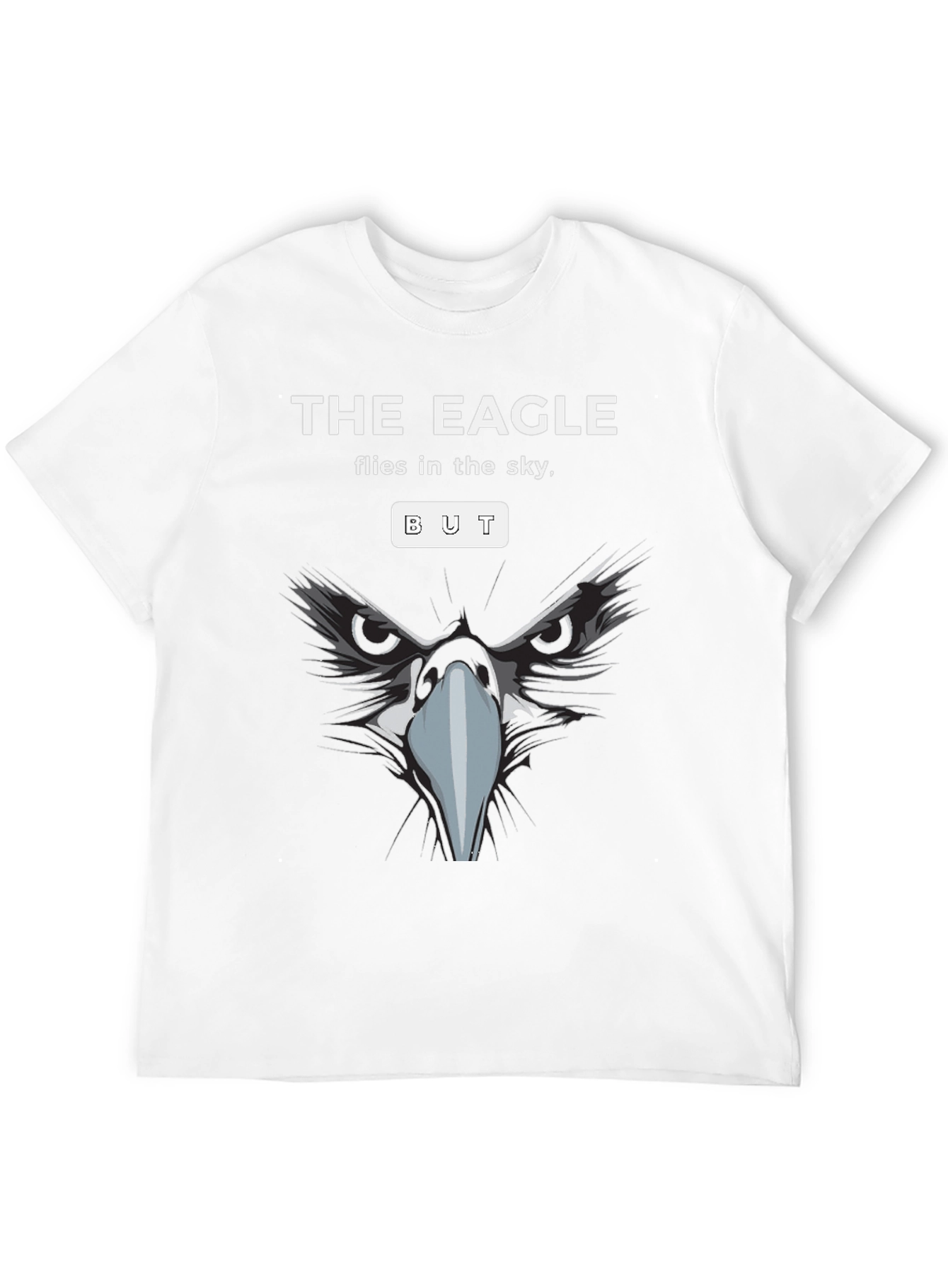 Black The Eagle Flies T-Shirt view 12