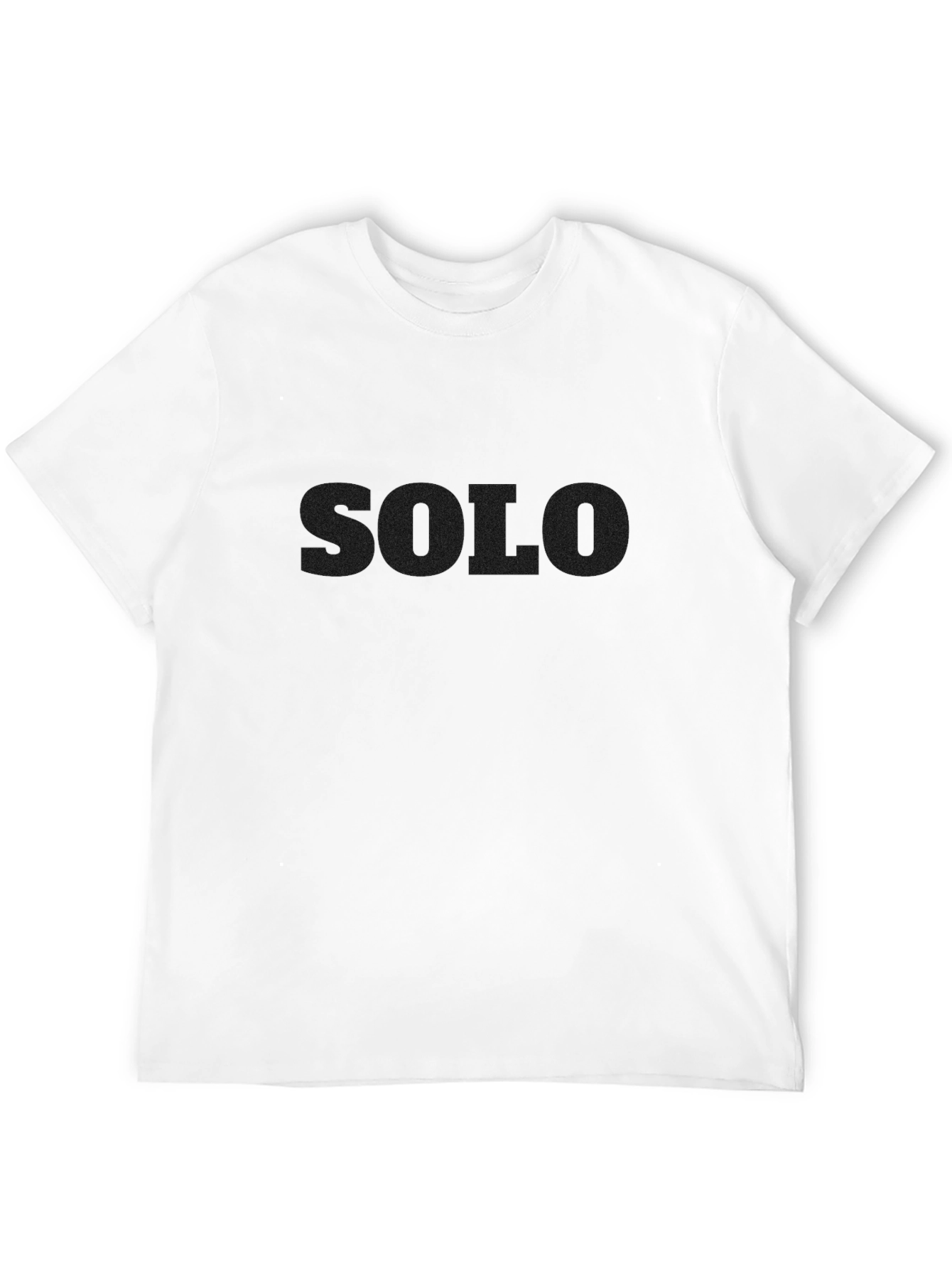 Black Solo Black T-Shirt - Unisex Minimalist Design view 12