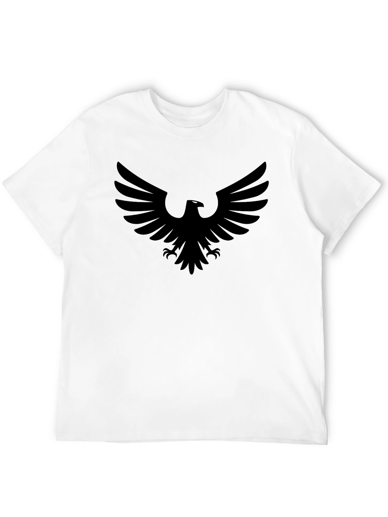 Black Black Eagle Graphic Tee - Men's Casual T-Shirt view 12