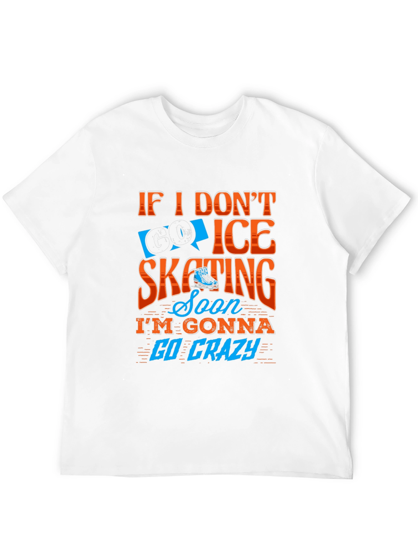 Black Ice Skating T-Shirt - Go Crazy Design view 12