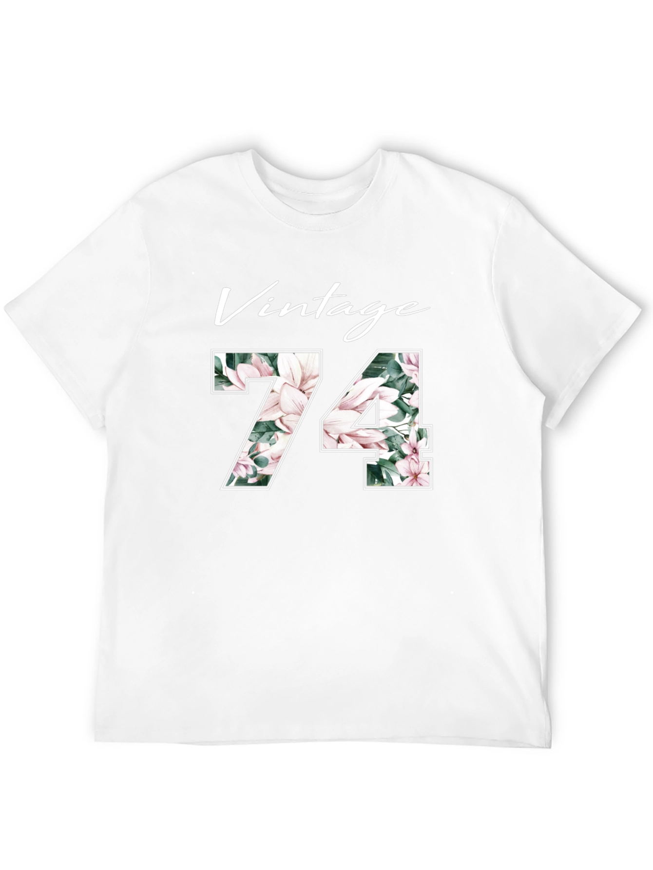 Black Vintage 74 Floral T-Shirt view 12