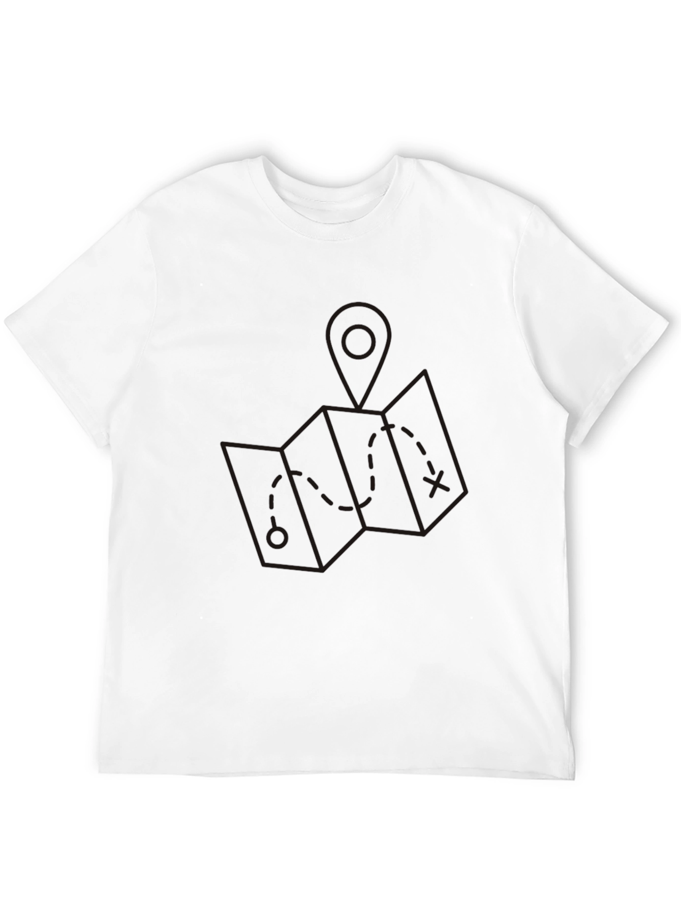Black Black Map Graphic Tee - Adventure Ready! view 12