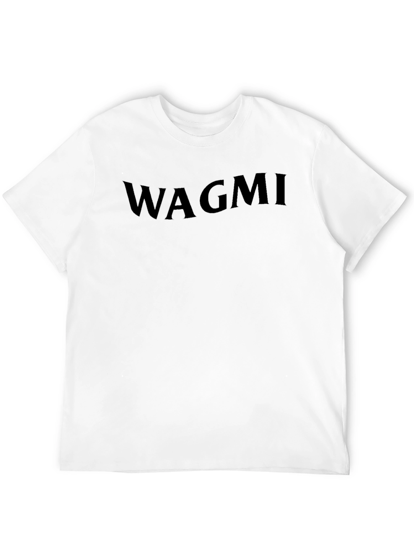 Black WAGMI Graphic Tee - Stylish Black Cotton T-Shirt view 12