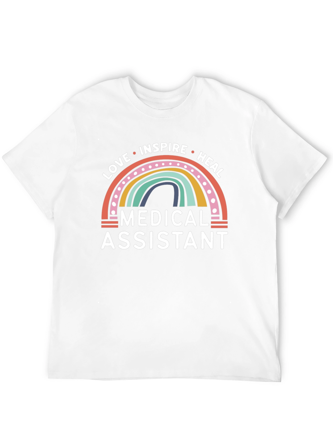 Medical Assistant Rainbow Graphic T-Shirt - 12