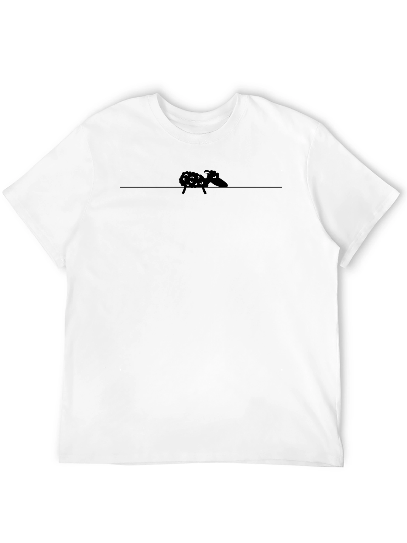 Black Black Sheep T-Shirt - Quirky Graphic Tee view 12