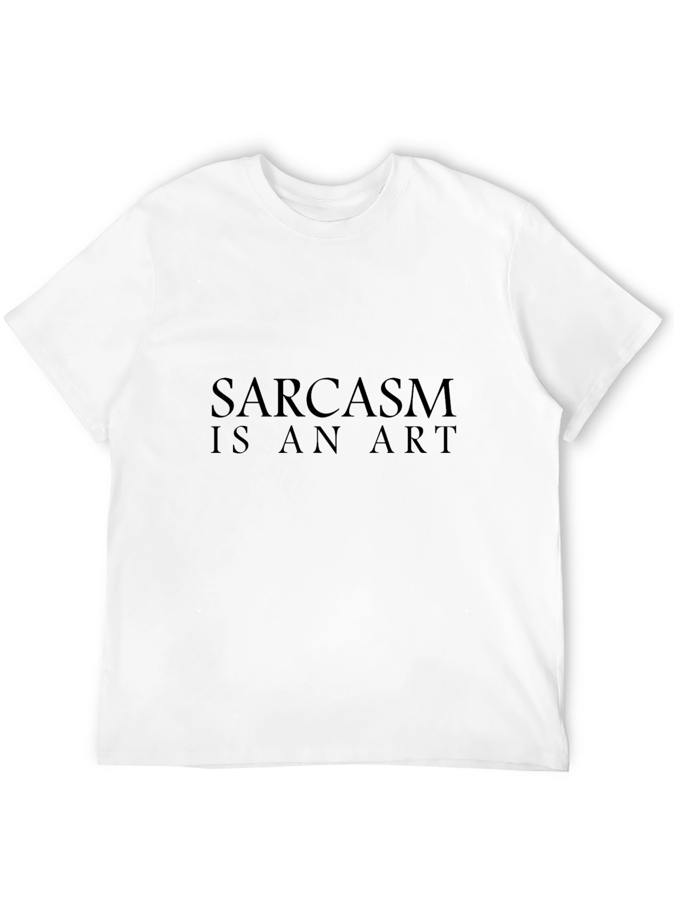 Black Sarcasm Is An Art Black Graphic Tee view 12