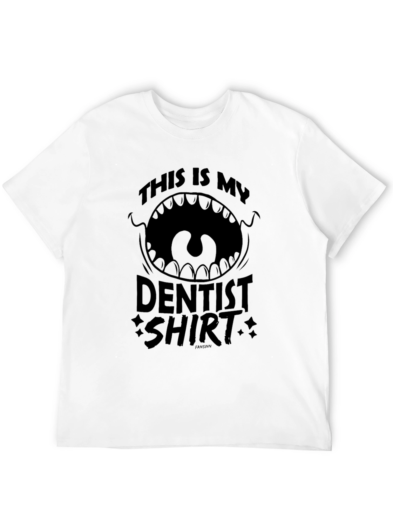 Black This is My Dentist Shirt - Funny Graphic Tee view 12