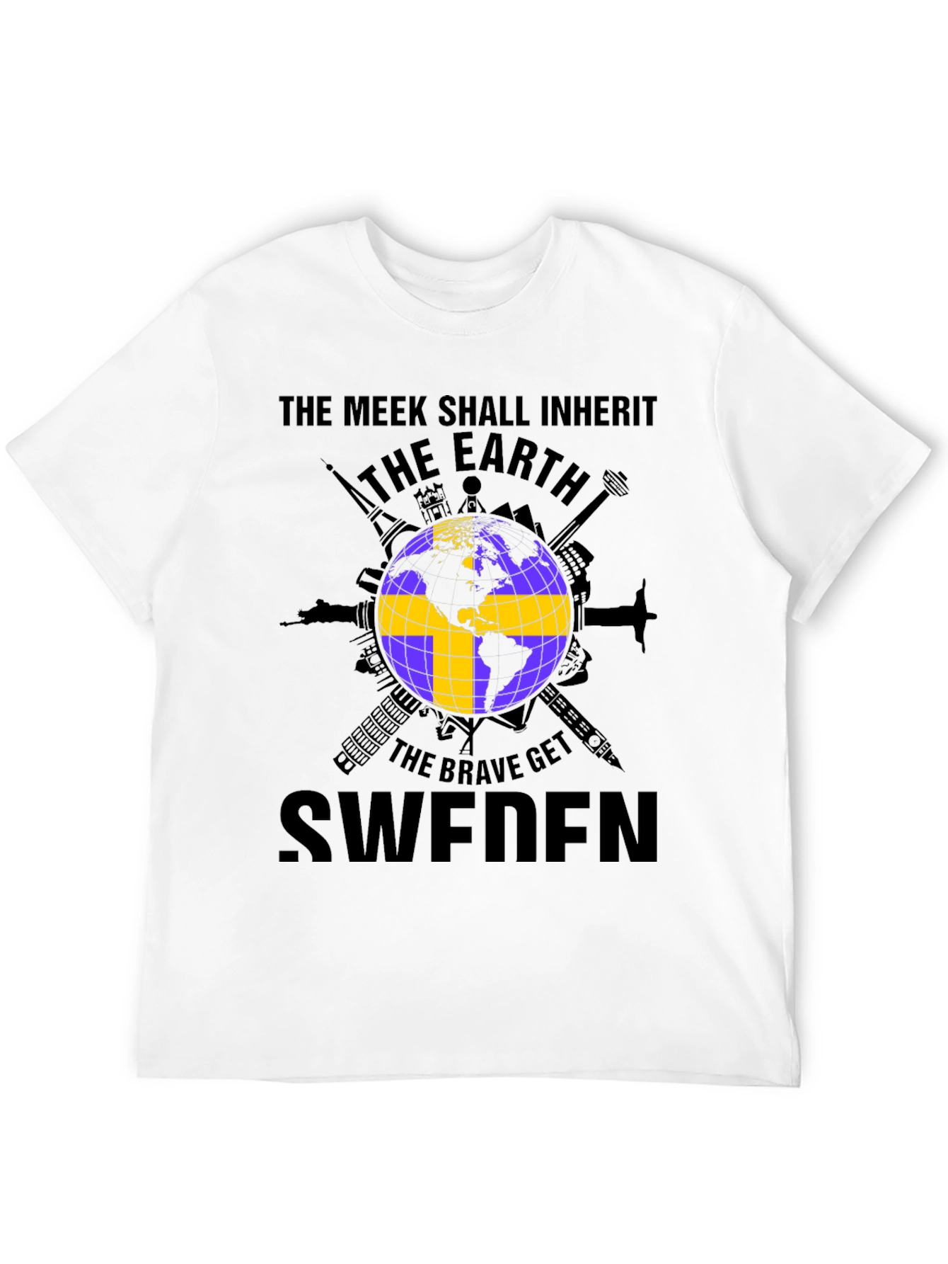 The Meek Shall Inherit Sweden T-Shirt - 12