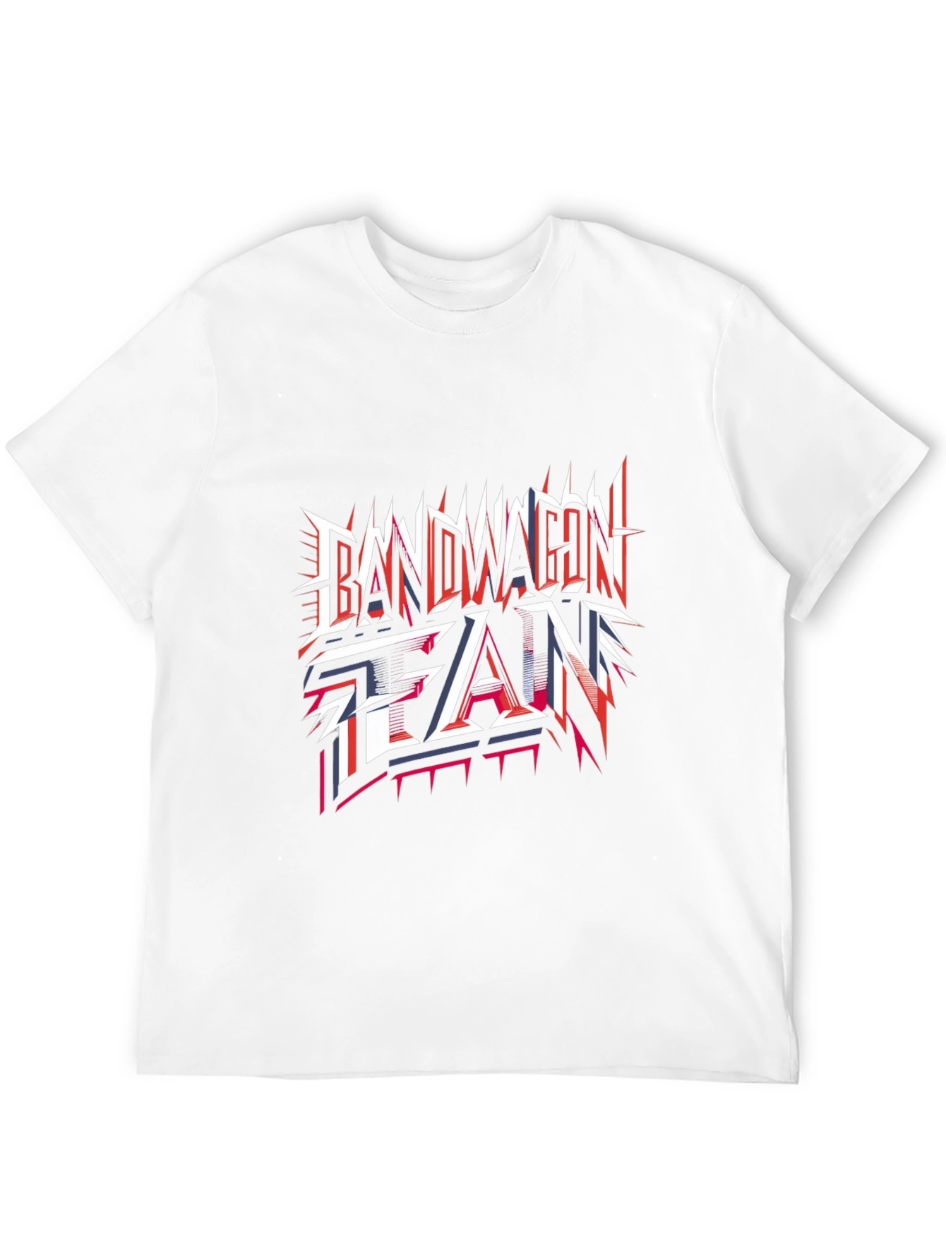 Black Bandwagon Fan Graphic Tee - Black Cotton T-Shirt view 12