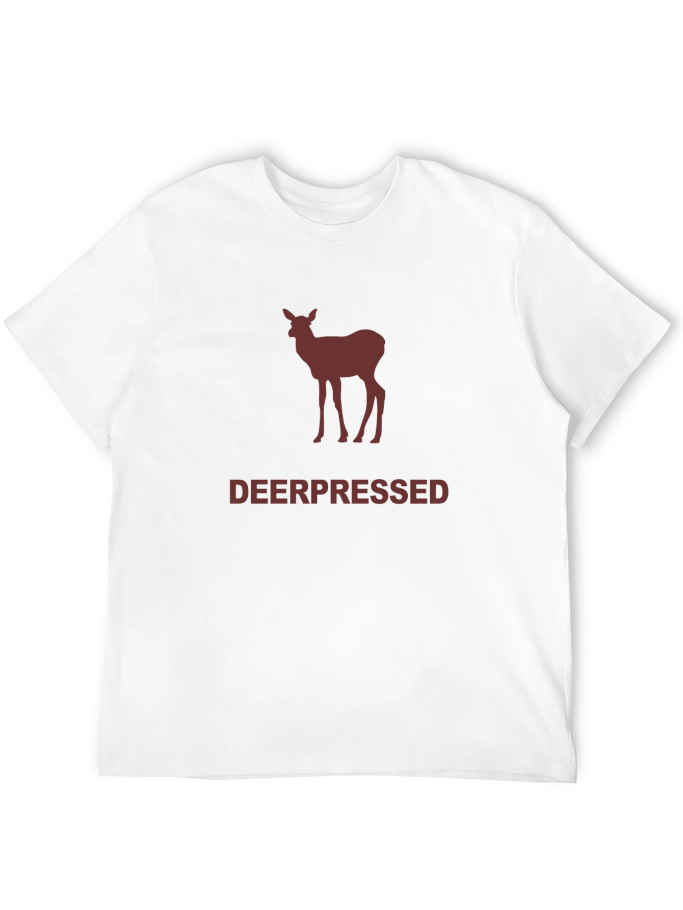Black Deerpessed Men's Black Graphic T-Shirt view 12