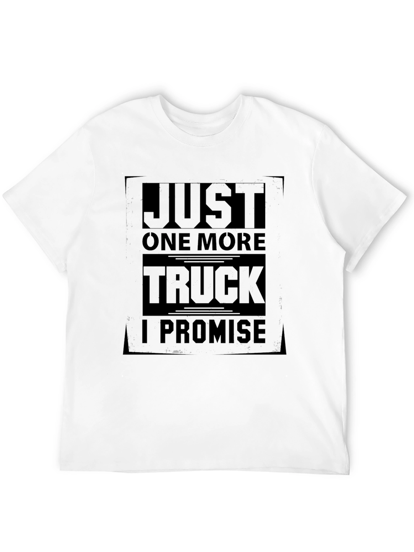 Black Just One More Truck T-Shirt view 12