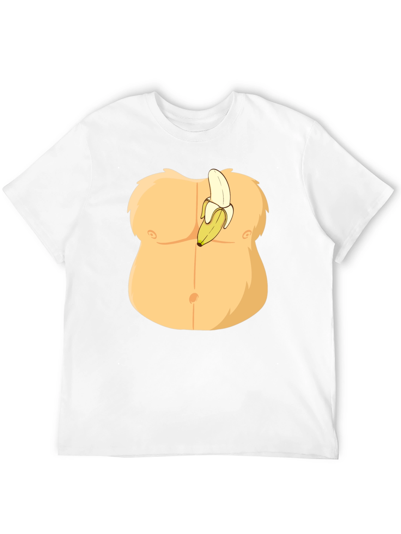 Black Funny Banana Abs Graphic T-Shirt view 12