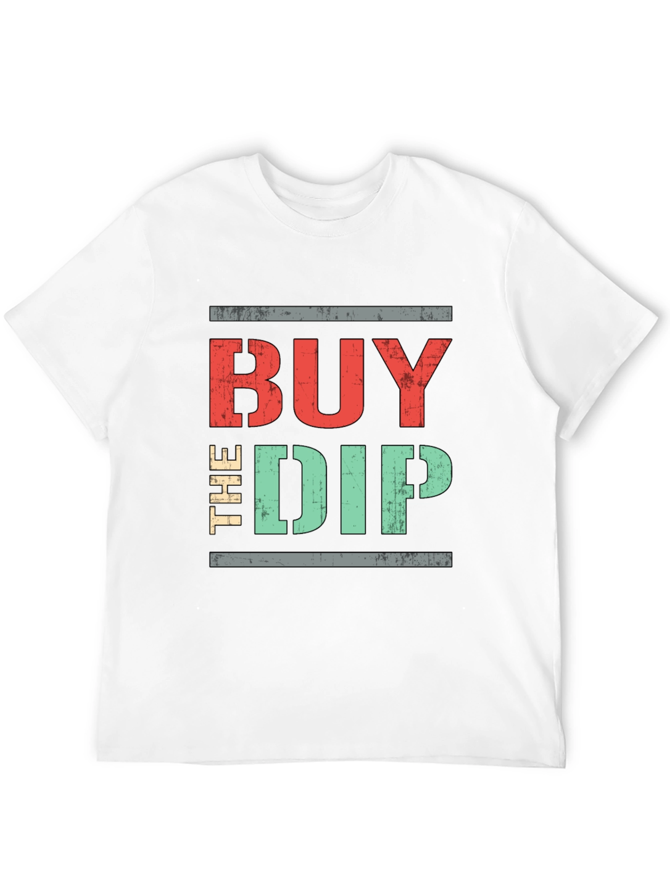 Black Buy The Dip Graphic Tee - Stock Market T-Shirt view 12