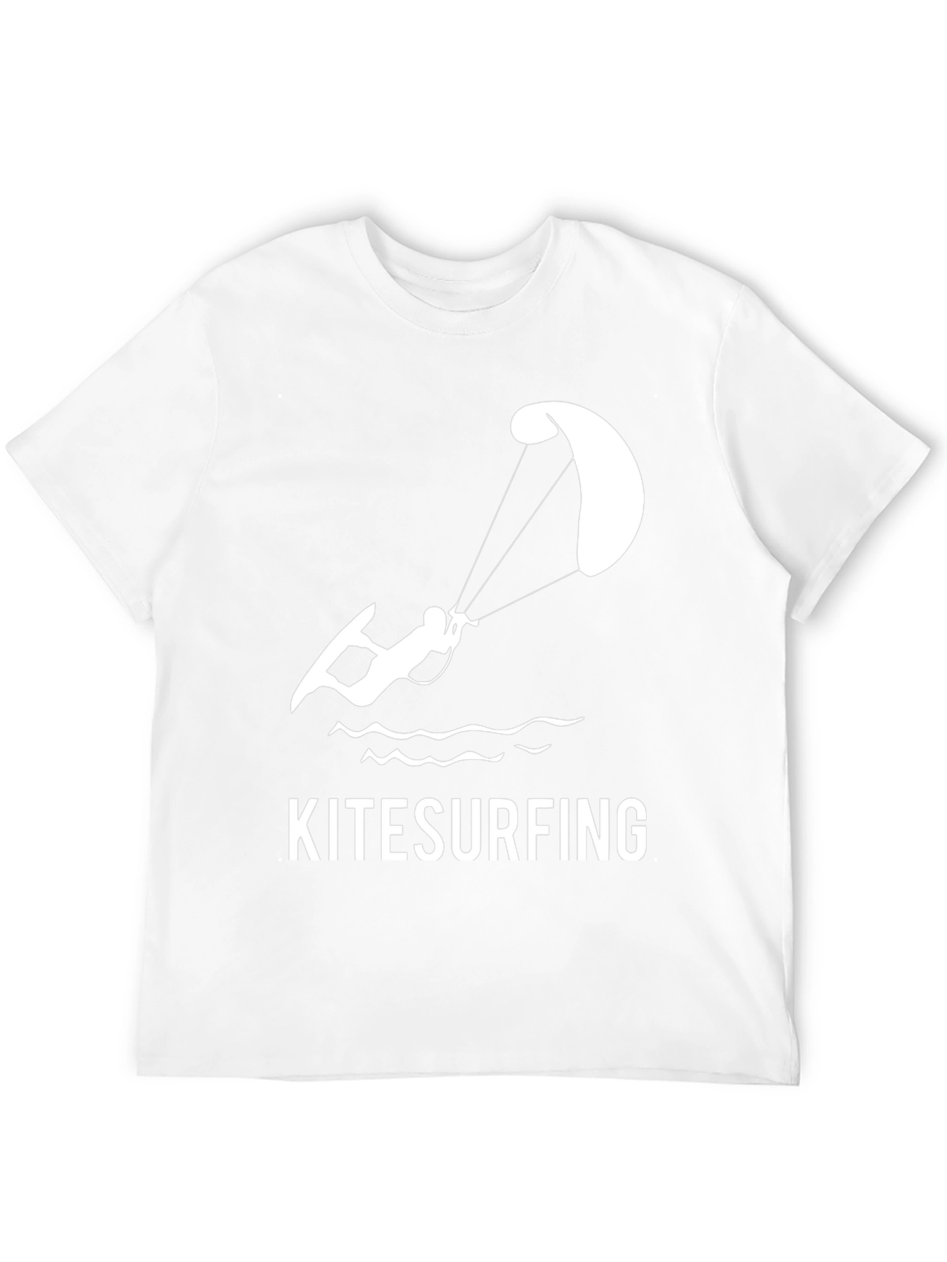 Black Kitesurfing Graphic Tee - Stylish Water Sports Apparel view 12