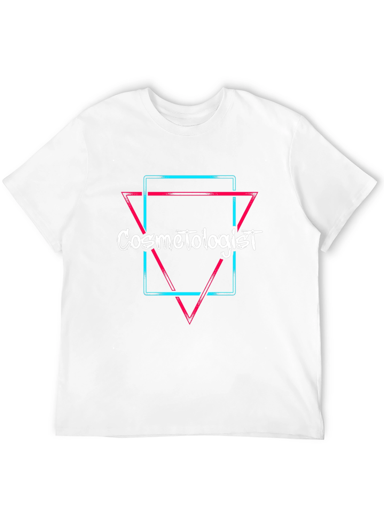 Black Cosmetologist Neon Graphic T-Shirt - Black view 12