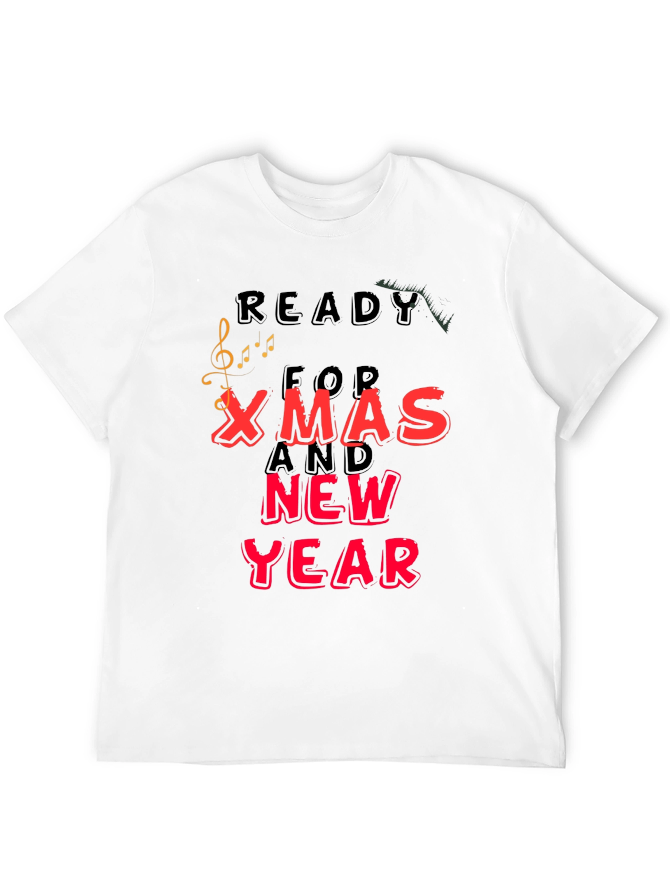 Black Ready For Xmas And New Year T-Shirt view 12