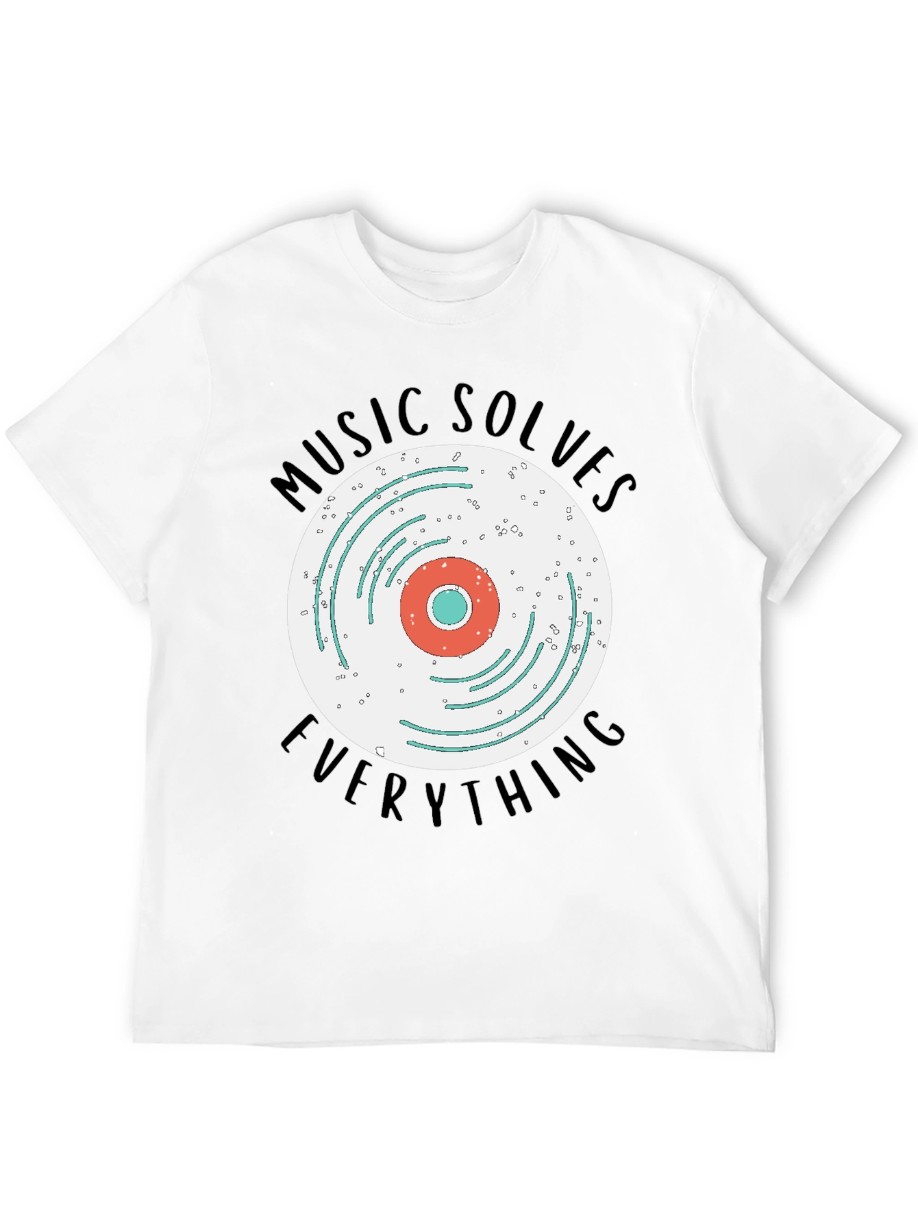Black Music Solves Everything Graphic Tee view 12