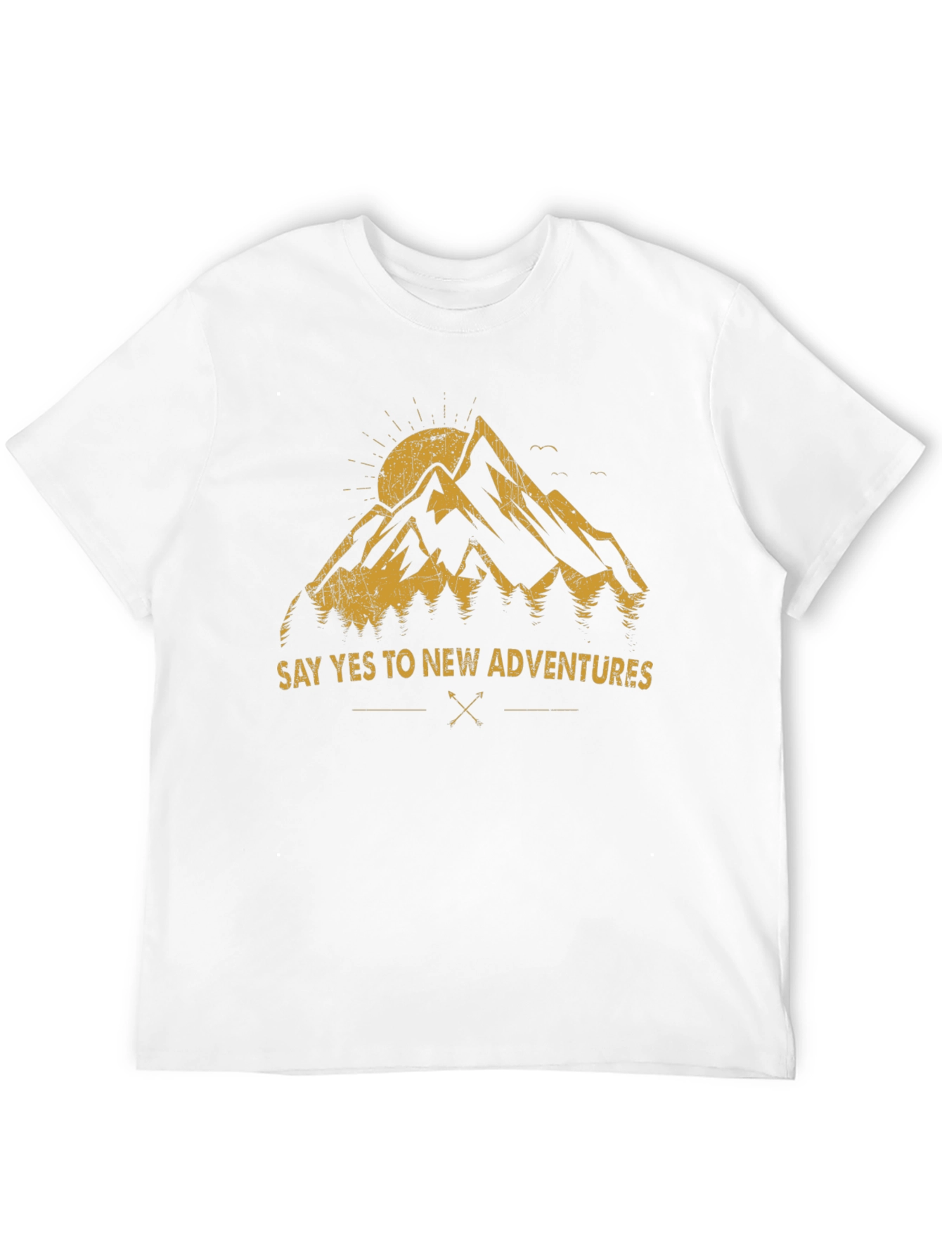 Black Adventure Awaits Graphic Tee view 12