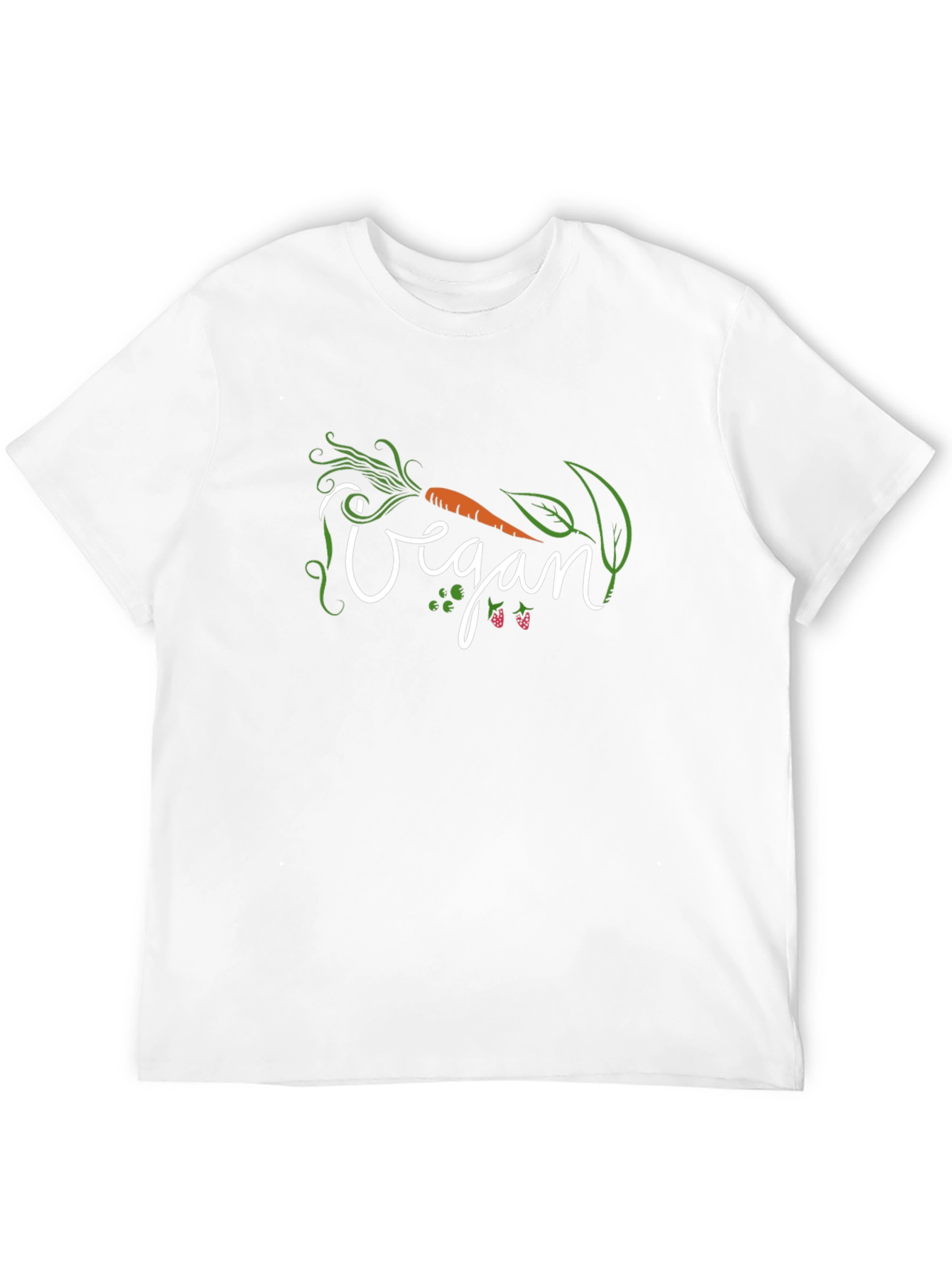 Black Vegan Graphic Tee - Black Cotton Shirt view 12