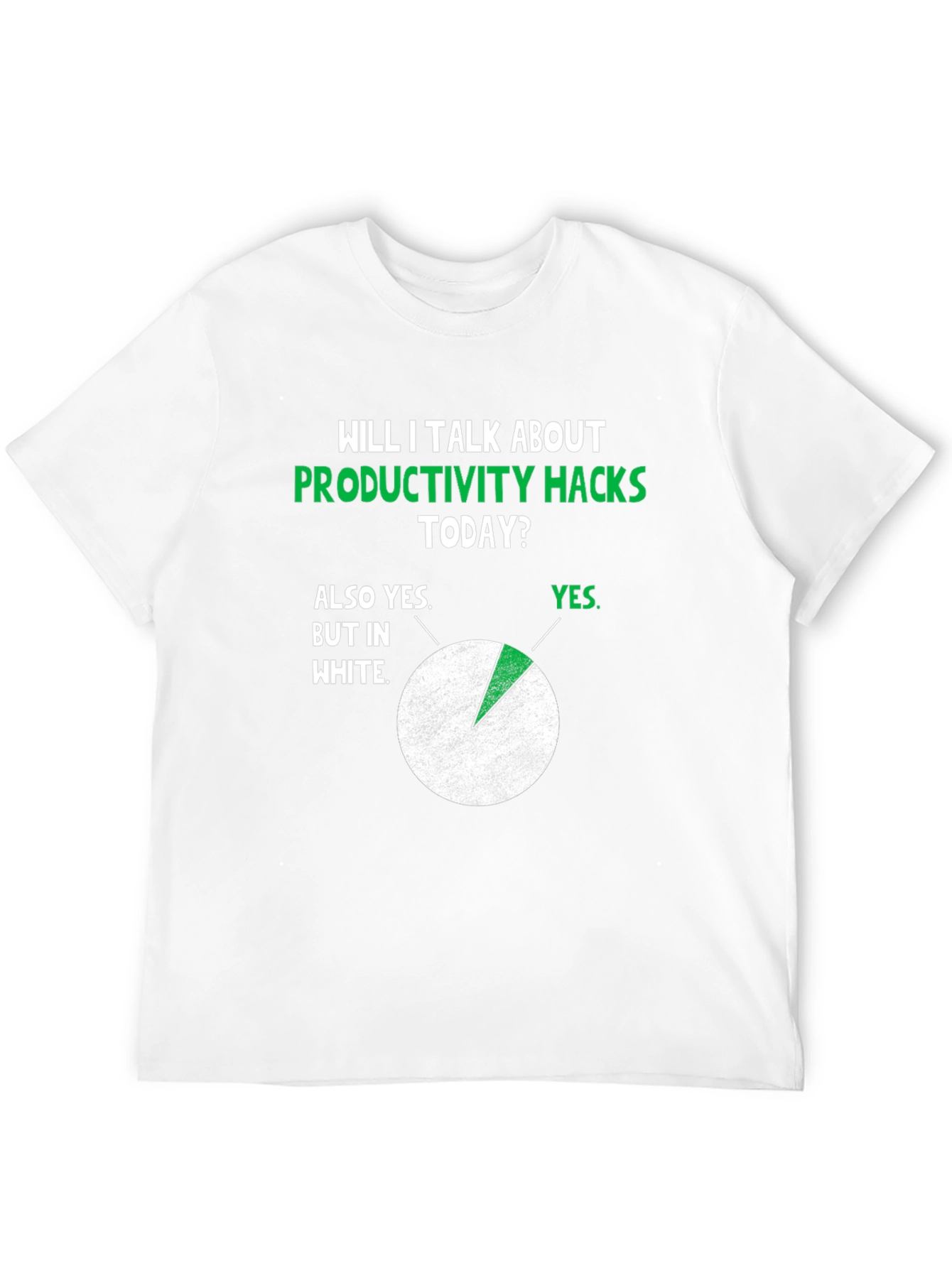 Black Productivity Hacks T-Shirt - Funny Graphic Tee for Work view 12