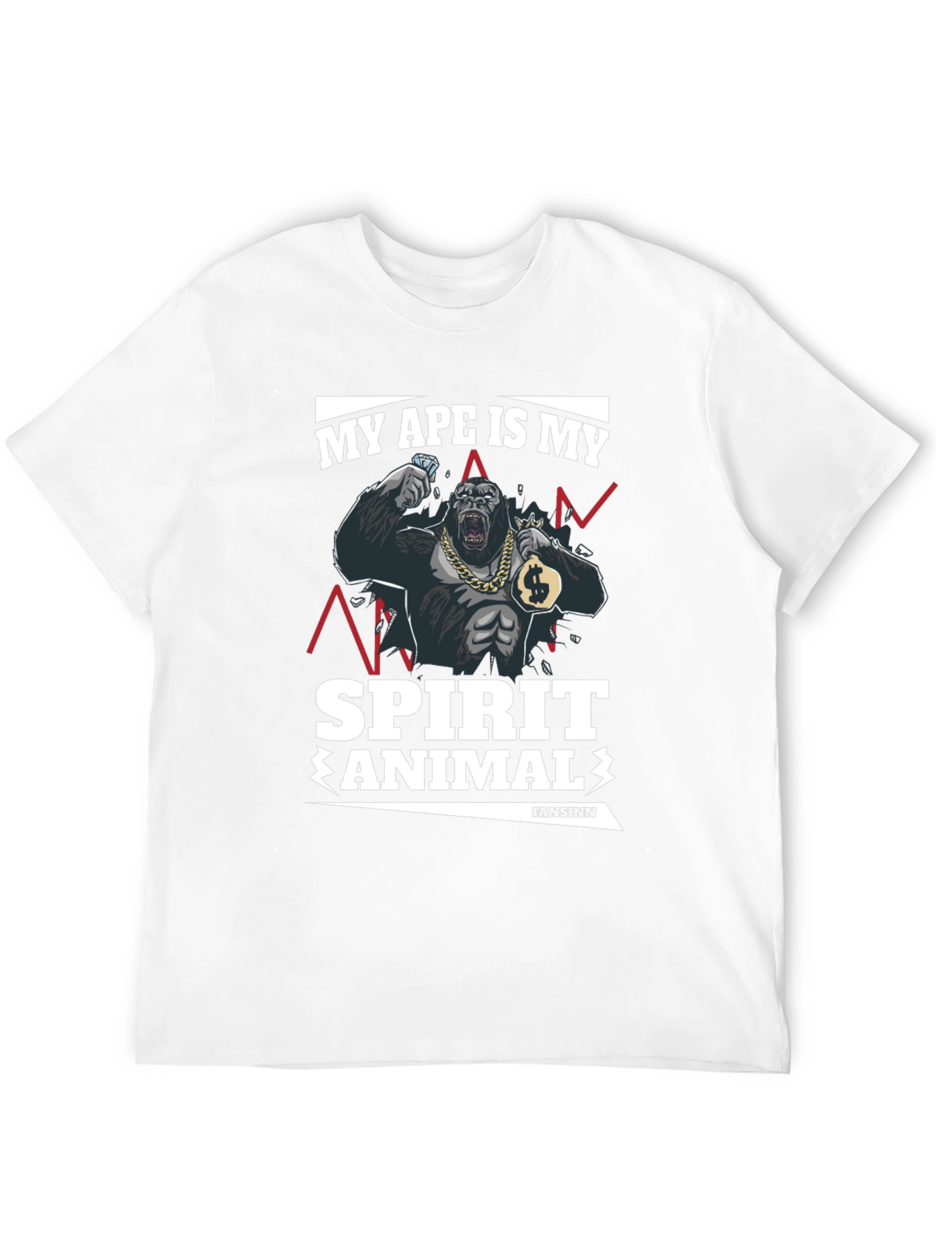 Black Ape Spirit Animal Graphic T-Shirt view 12