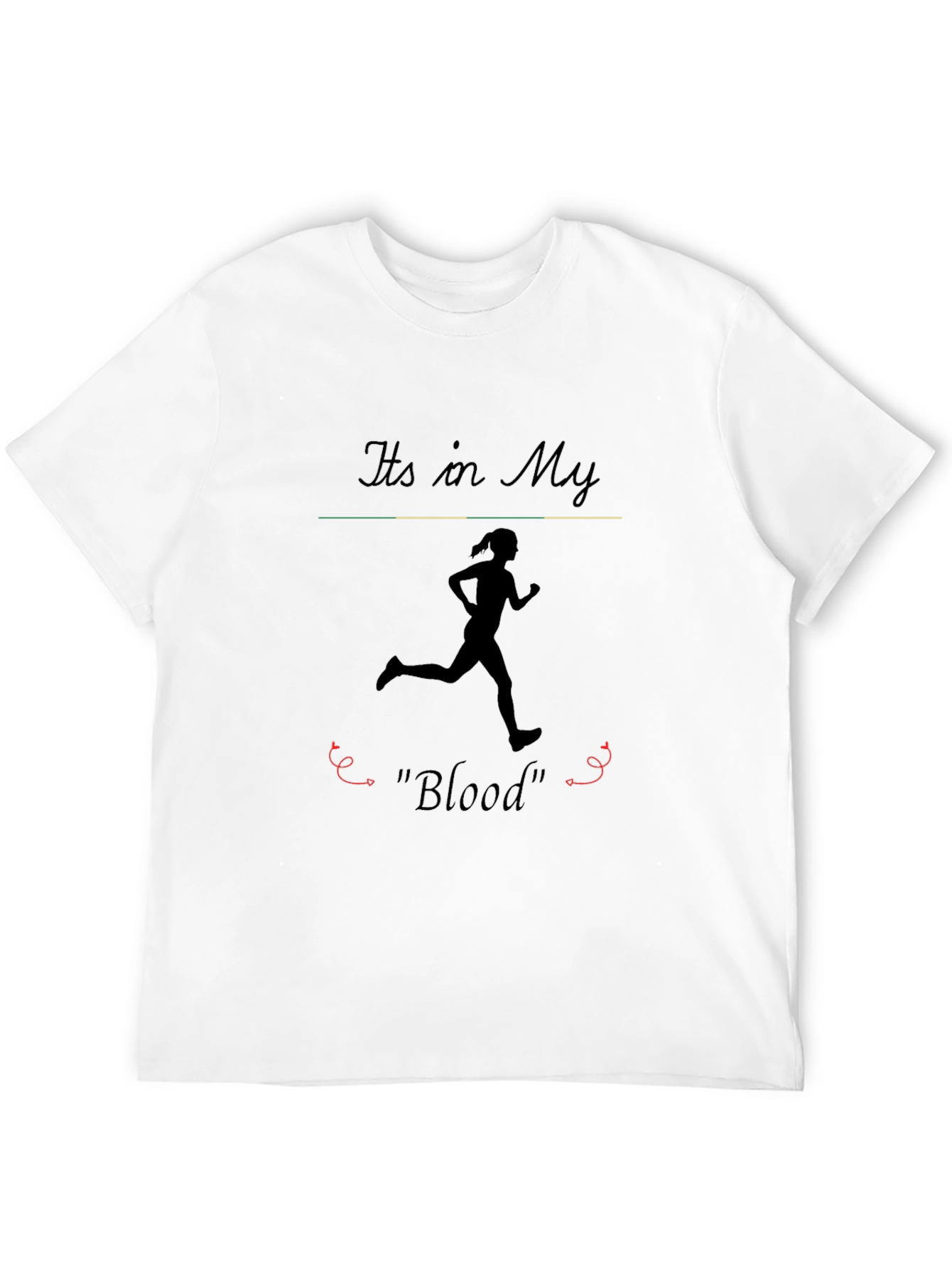 Black Running Is In My Blood T-Shirt view 12