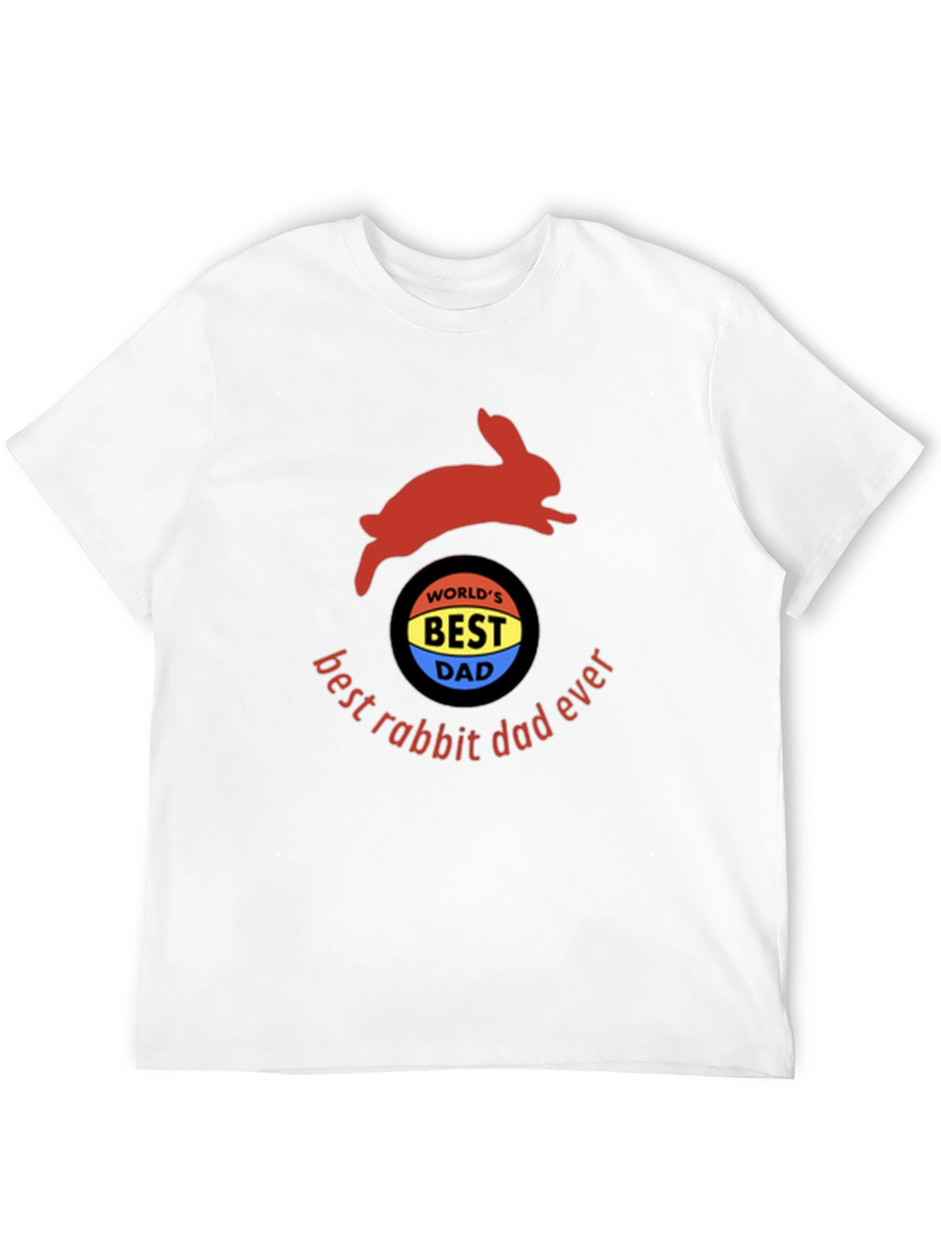 Black Best Rabbit Dad Ever T-Shirt view 12