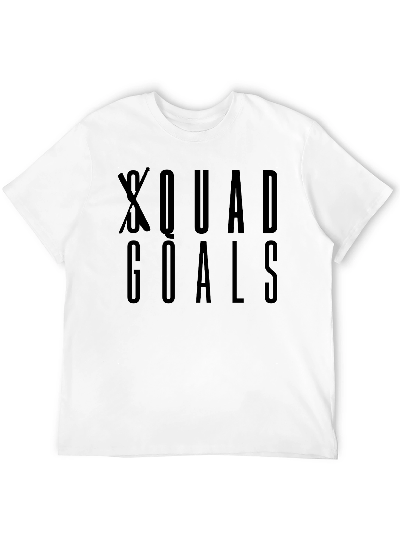 Black Squad Goals Black Crewneck T-Shirt view 12