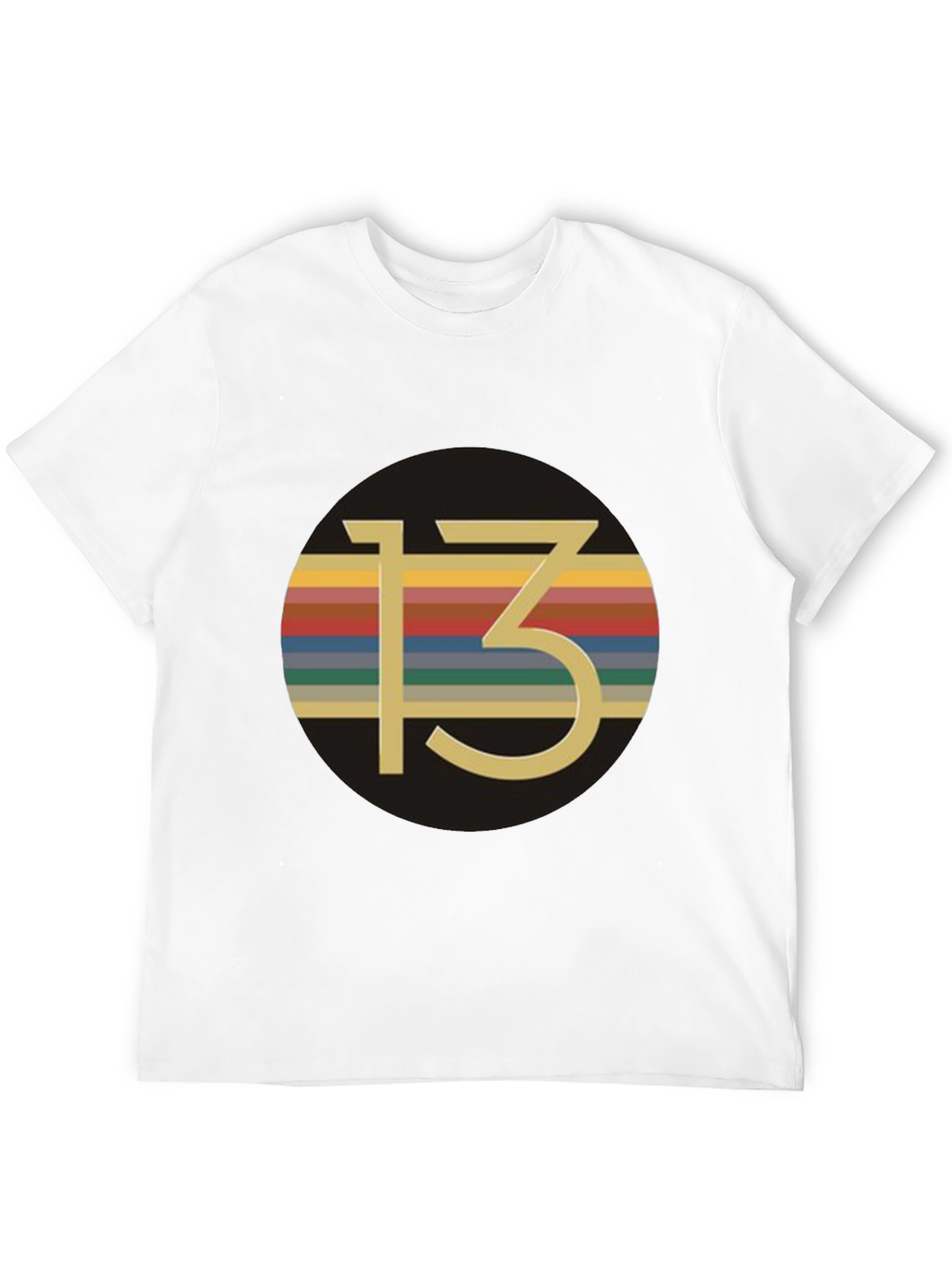 Black Retro 13 T-Shirt view 12