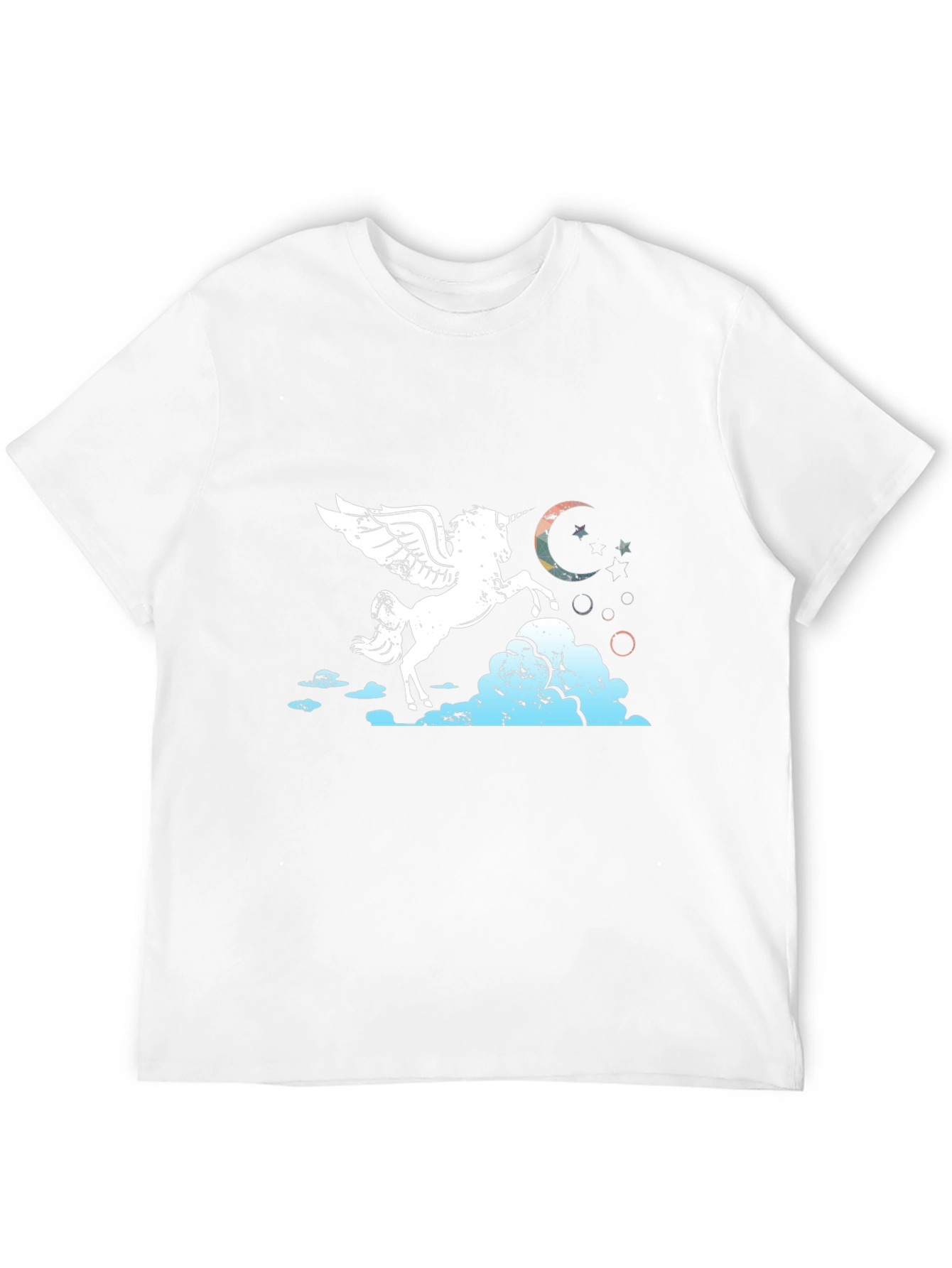 Black Unicorn Pegasus Graphic Tee - Black view 12