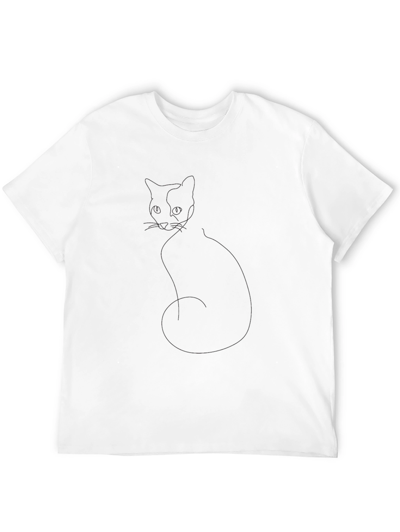 Men's Solid Black Casual T-Shirt - 12