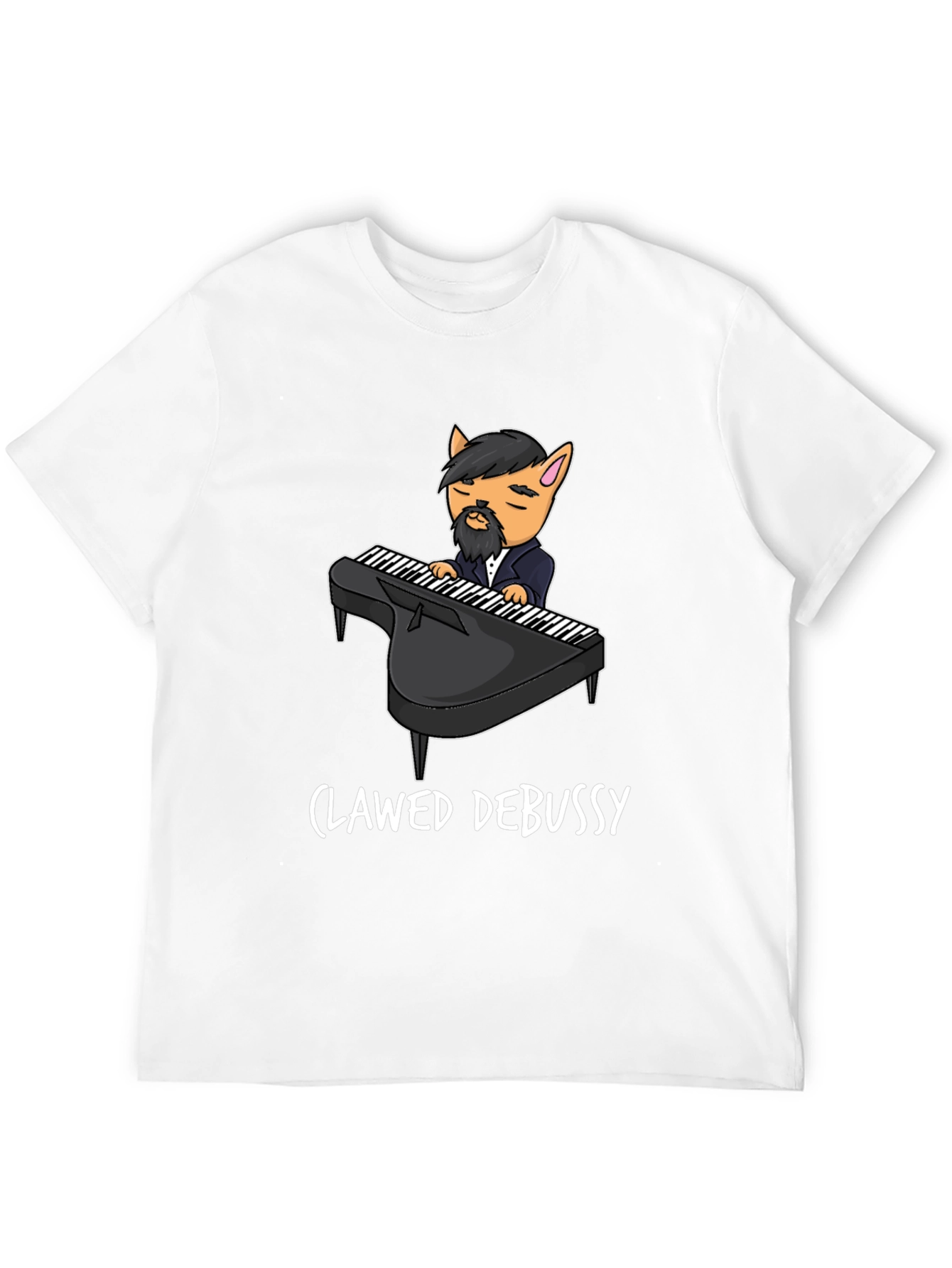 Black Clawed Debussy Graphic Tee view 12