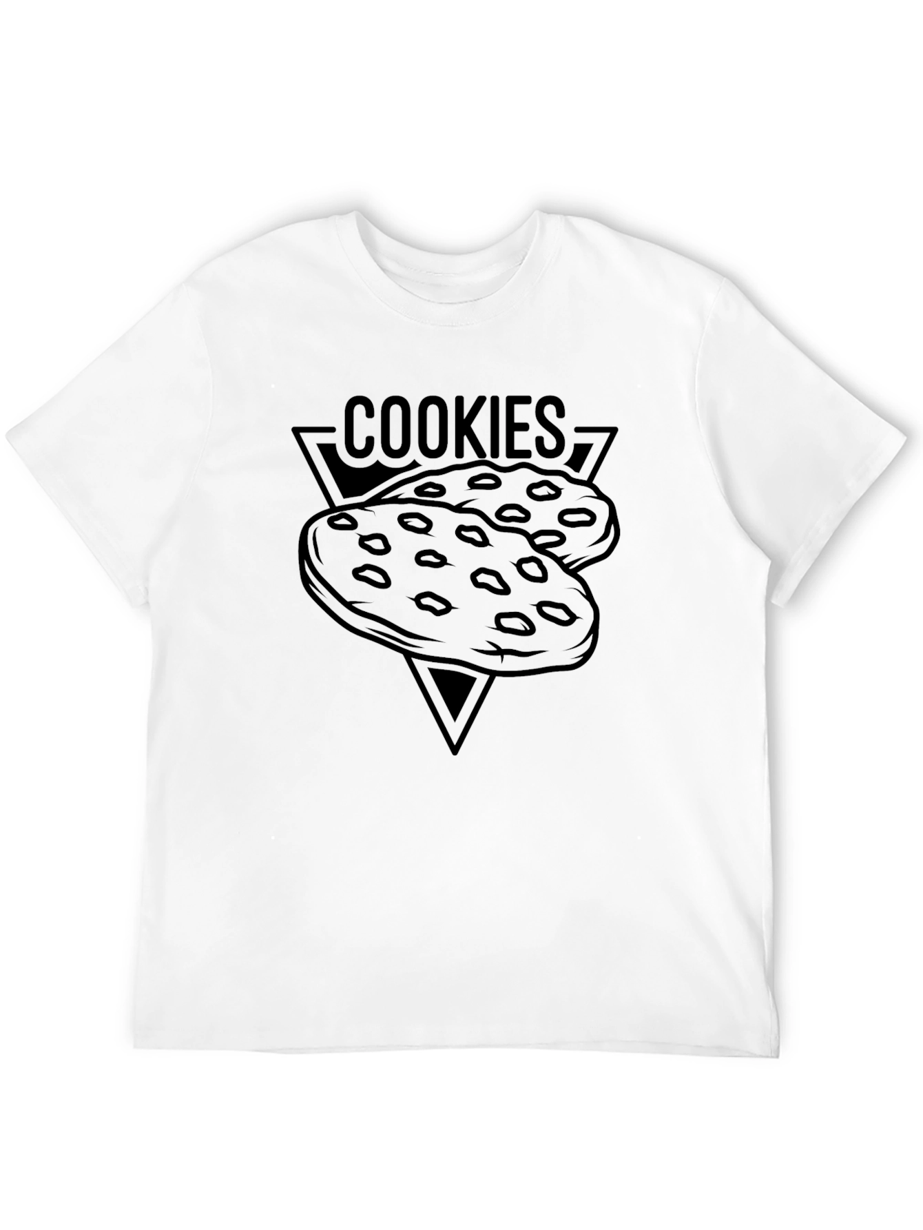Black Cookies Graphic Black T-Shirt - Foodie Fashion view 12