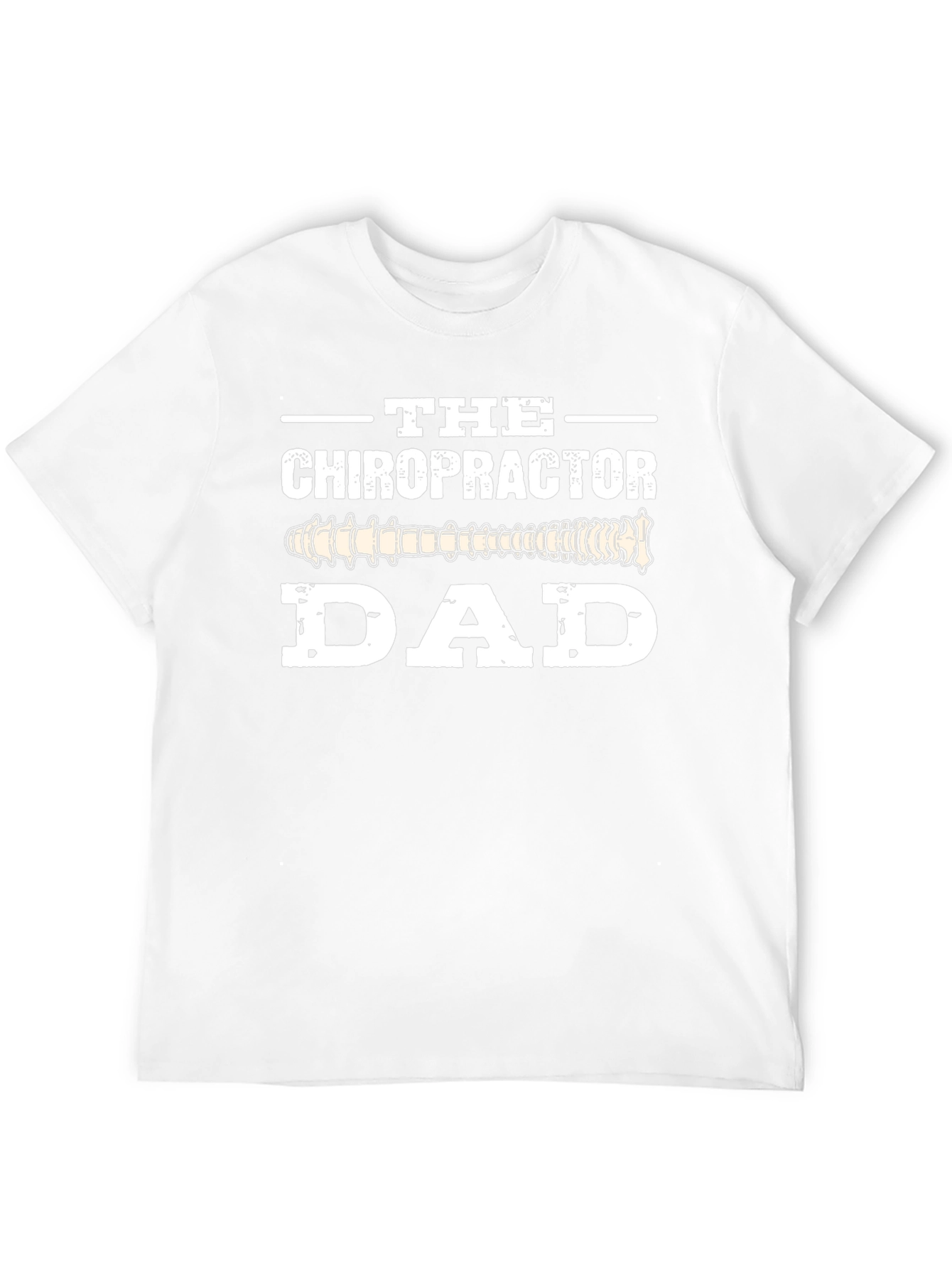 Black Chiropractor Dad T-Shirt - Gift for Chiropractic Fathers view 12