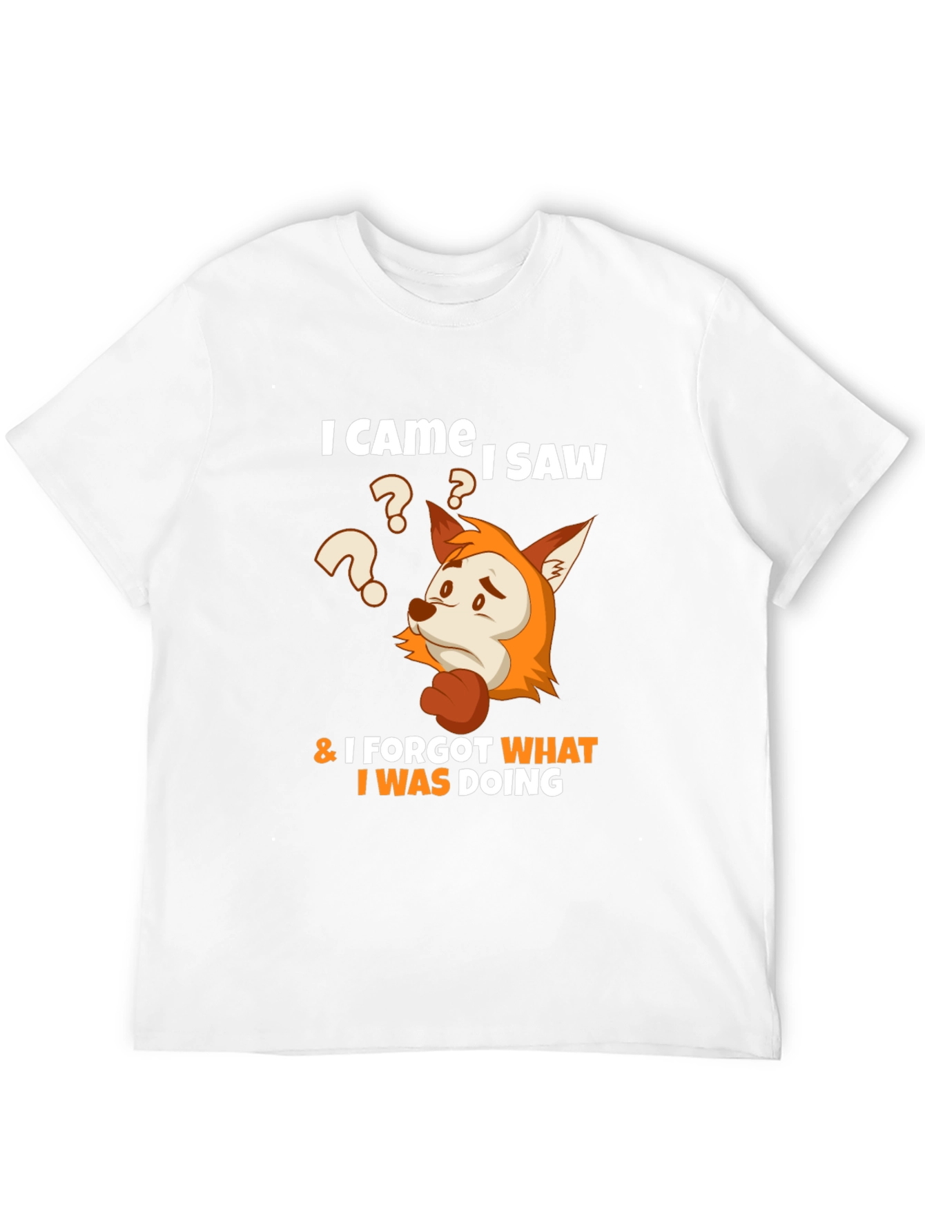 Black I Came I Saw I Forgot What I Was Doing T-Shirt view 12