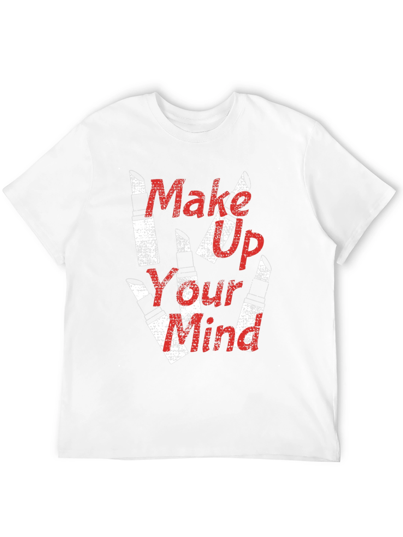 Black Make Up Your Mind Graphic Tee view 12