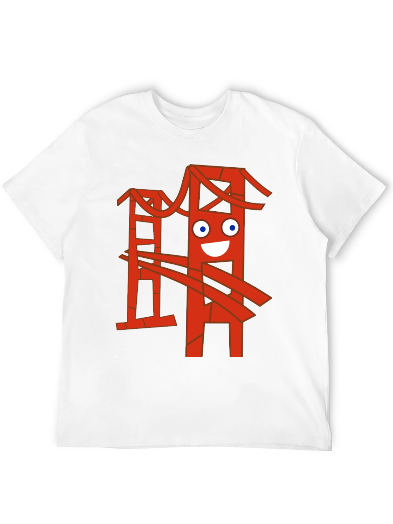 Black Funny Bridge Graphic T-Shirt - Black view 12