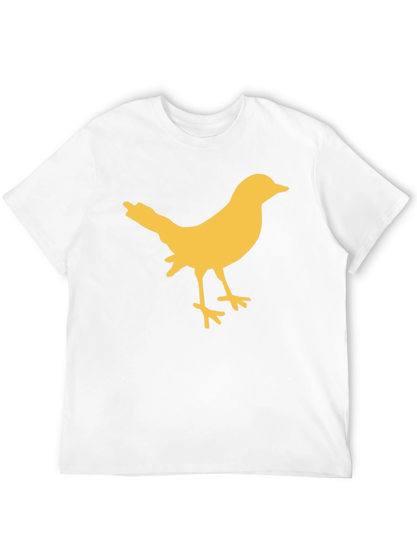 Black Bird Silhouette Graphic Tee - Casual Black T-Shirt view 12