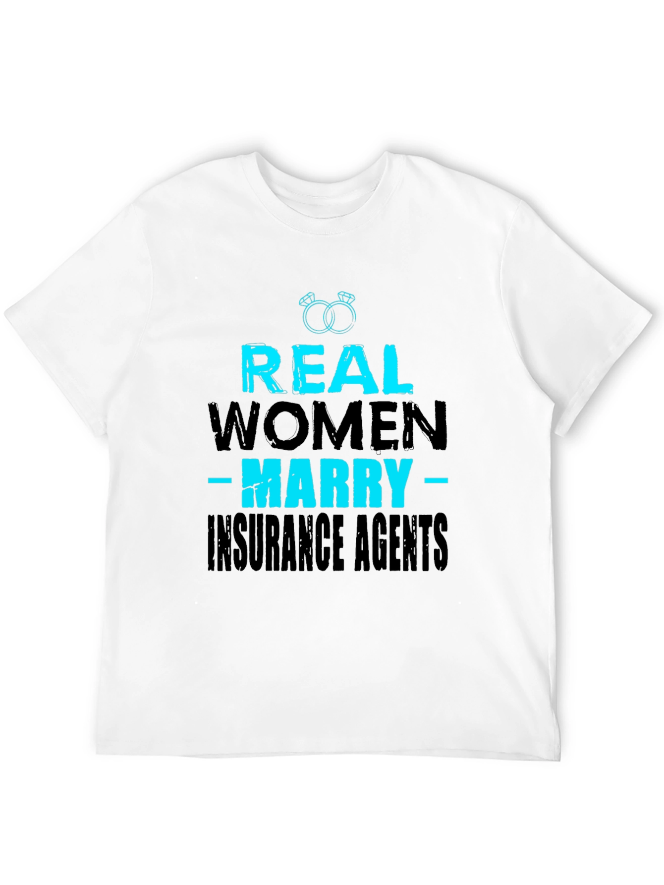 Black Real Women Marry Insurance Agents T-Shirt view 12