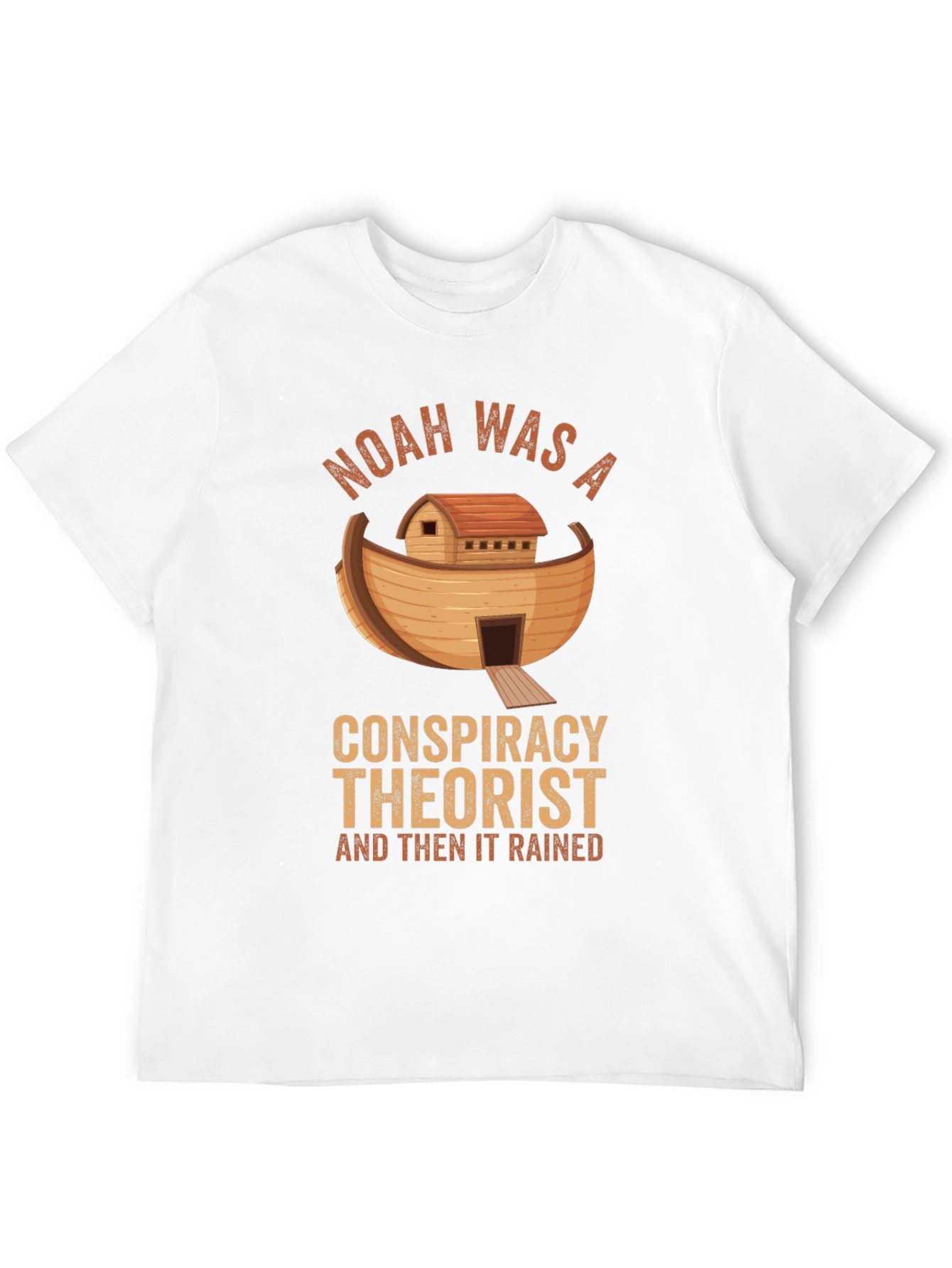 Black Noah Was A Conspiracy Theorist T-Shirt view 12