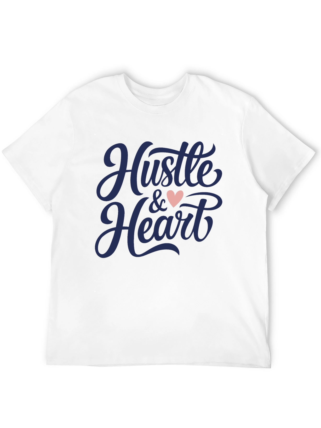 Black Hustle & Heart Graphic Tee view 12